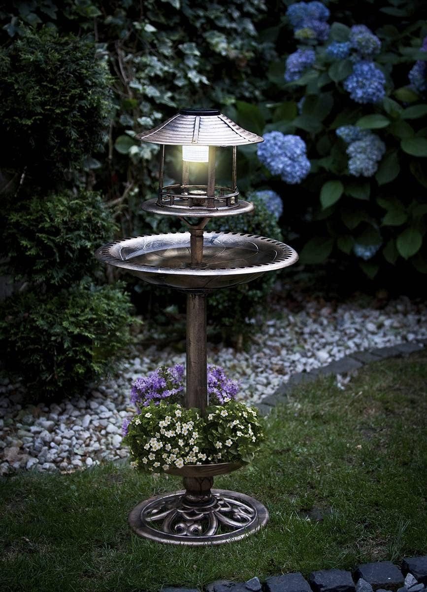 Westfalia Werkzeug Vogeltränke 4IN1 Solar Vogel-Bad Bronze günstig online kaufen