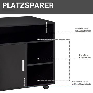 HOMCOM Rollcontainer Bürocontainer