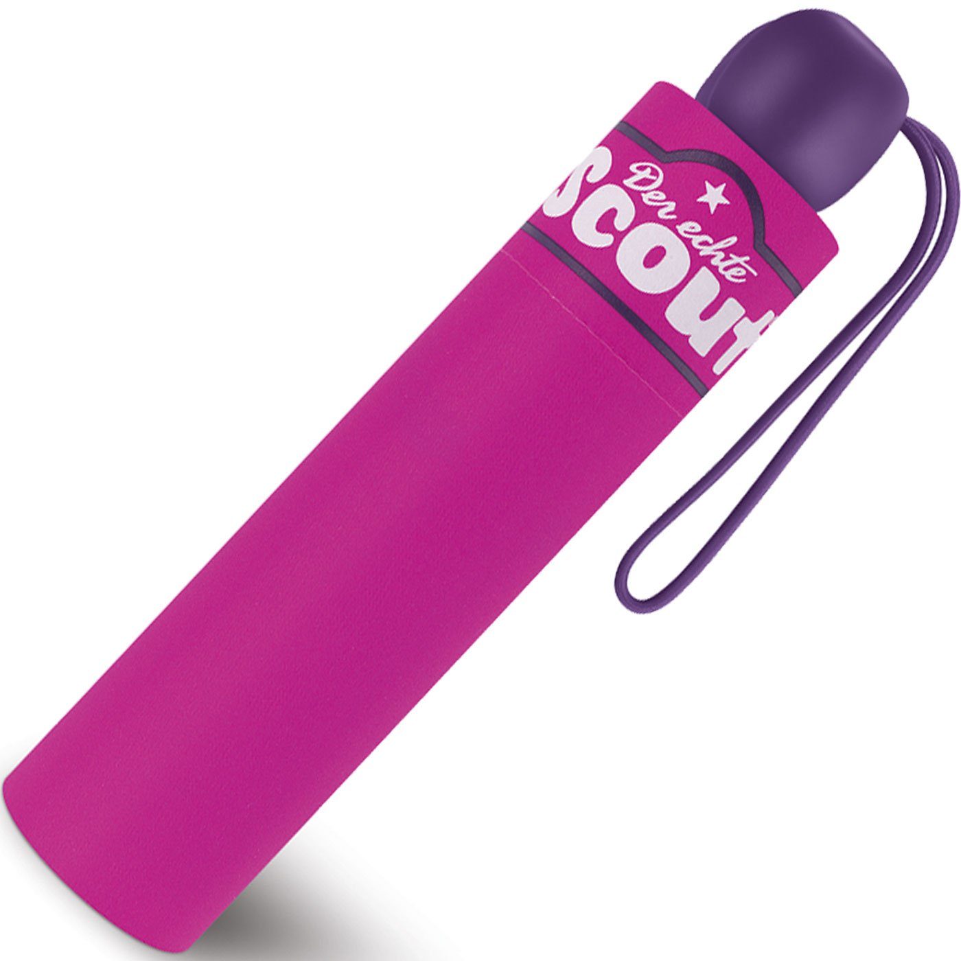 Scout Taschenregenschirm Mini Kinderschirm Basic reflektierend, leicht