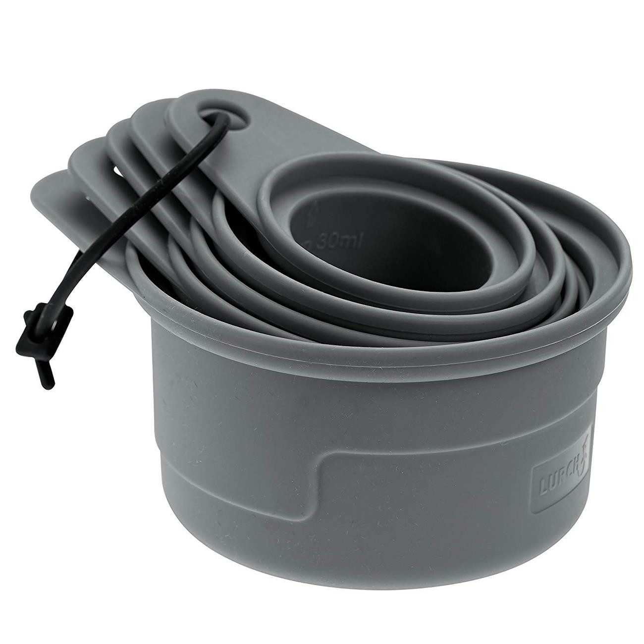 Lurch Messbecher Set flexible Messbecher 5-teilig flint grey