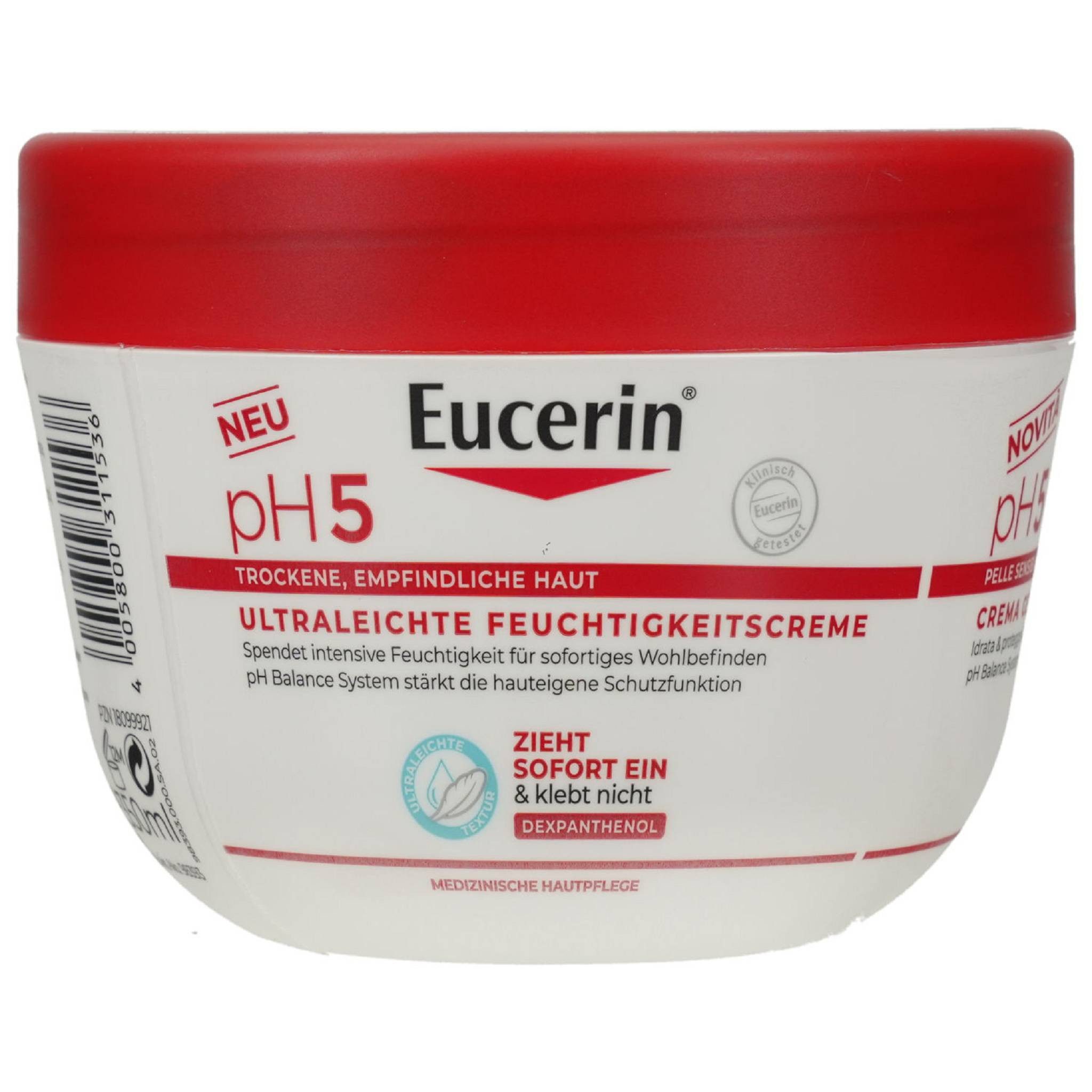 Eucerin Bodylotion EUCERIN pH5 ultraleichte Feuchtigkeitscreme 350ml PZN 18099921