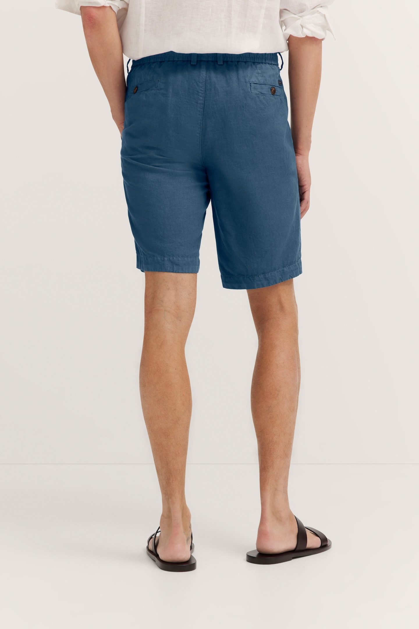 bugatti Bermudas, aus Leinen-Baumwollmix günstig online kaufen
