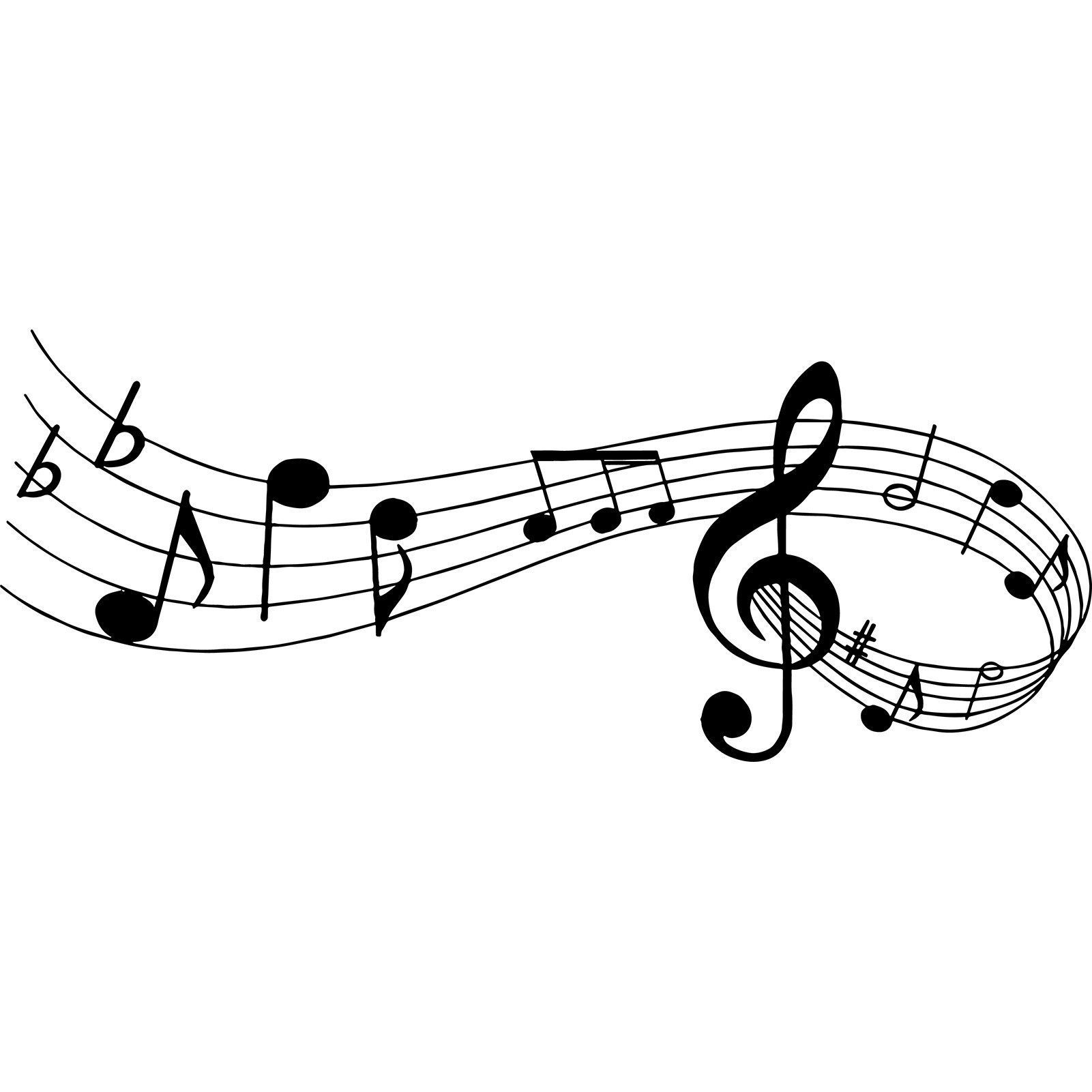 Wanddekoobjekt Musiknote Metall Wanddekorationen, Noten, Kunst, Metall