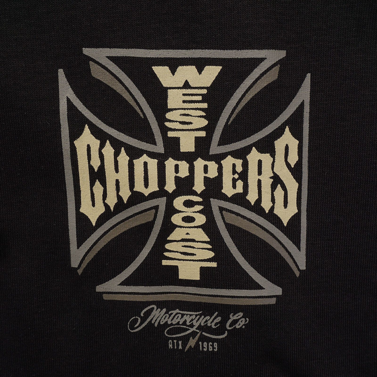 West Coast Choppers Kapuzensweatjacke Sweatjacke West Coast Chopper Gangscript