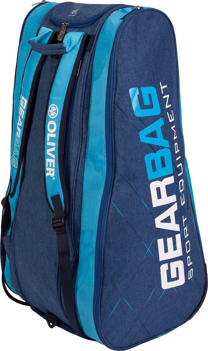 Oliver Sporttasche Racketbag Gearbag (Schlägertasche, 2 Hauptfächer) blau günstig online kaufen