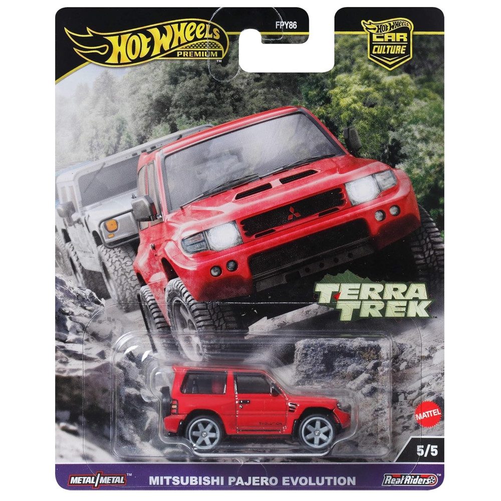 Hot Wheels Spielzeug-Rennwagen Mitsubishi Pajero Evolution HRV89 Hot Wheels Car Culture Fahrzeug
