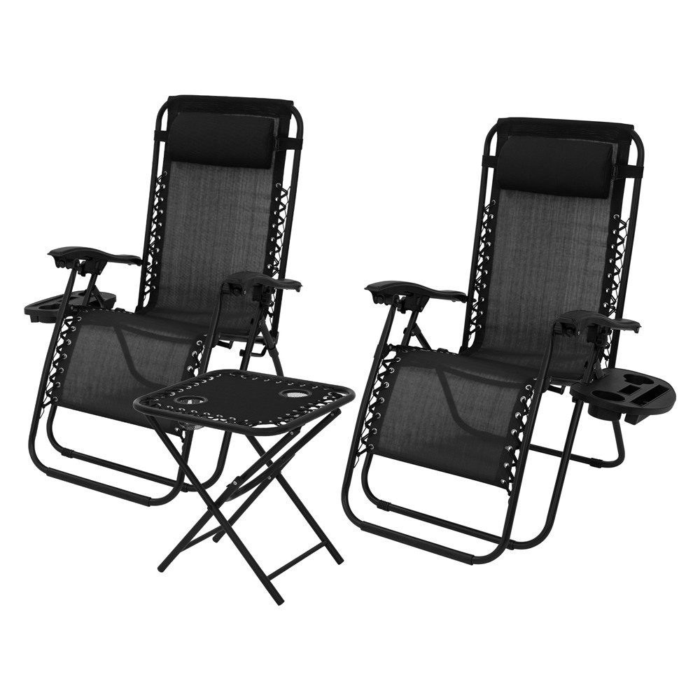 ML-DESIGN Gartenlounge-Set Sonneliege klappbar mit Tisch günstig online kaufen