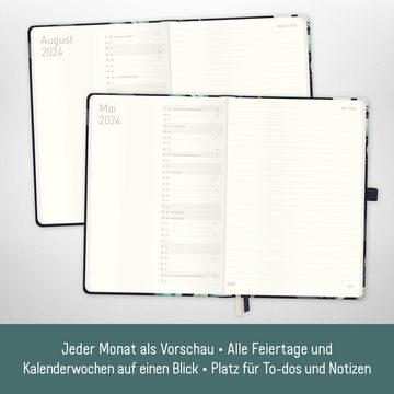 Häfft Terminkalender Wochen-Notiz-Timer A5 2024