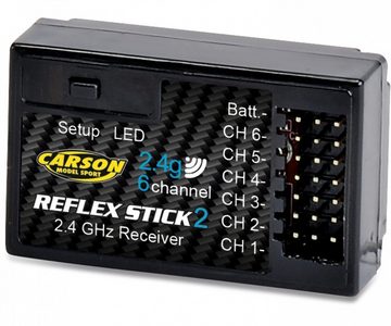 CARSON Carson RC Fernsteuerung 6 Kanal FS Reflex Stick II 2,4 GHz RC-Fernsteuerung