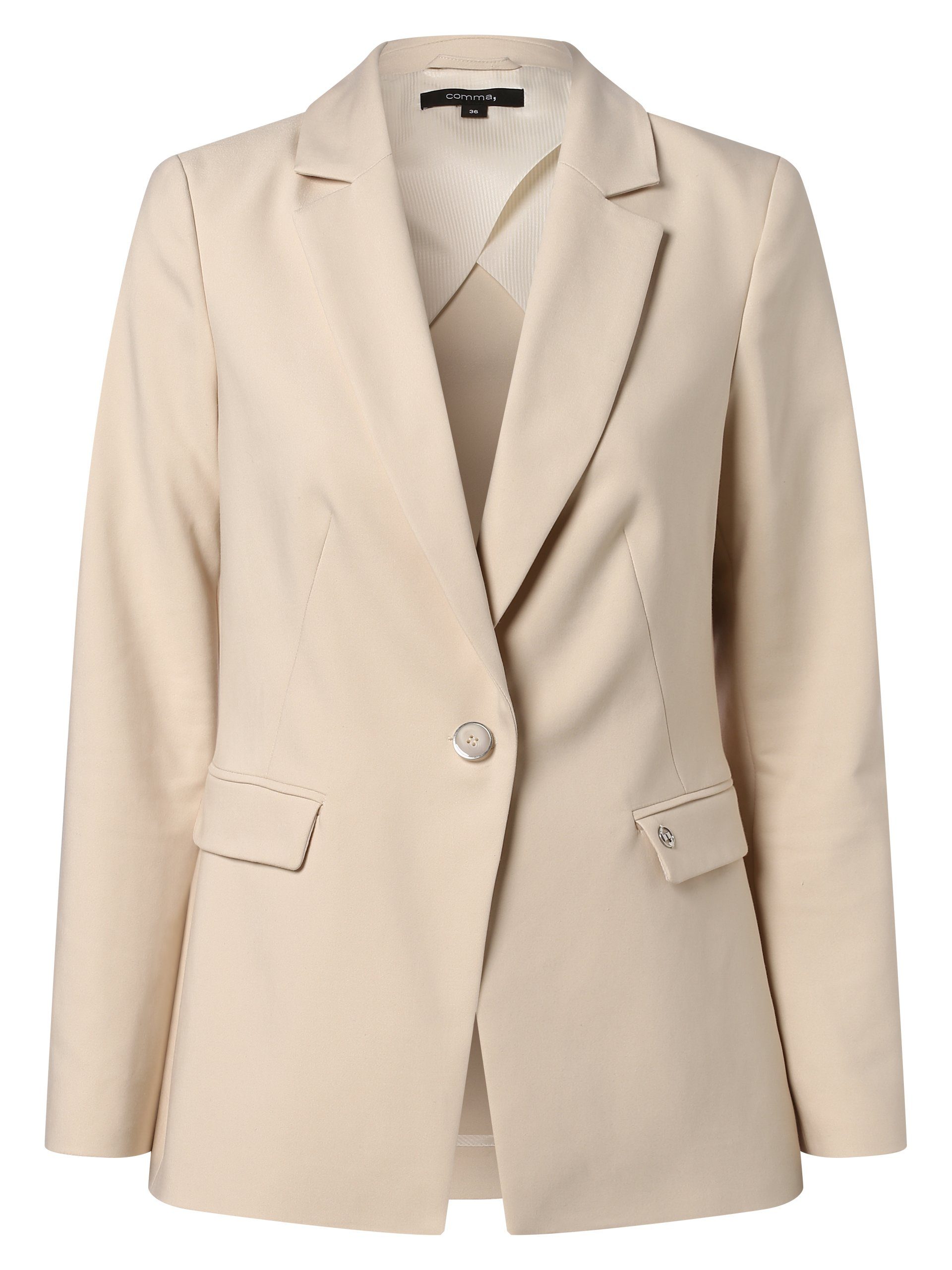 Comma beige Blusenblazer