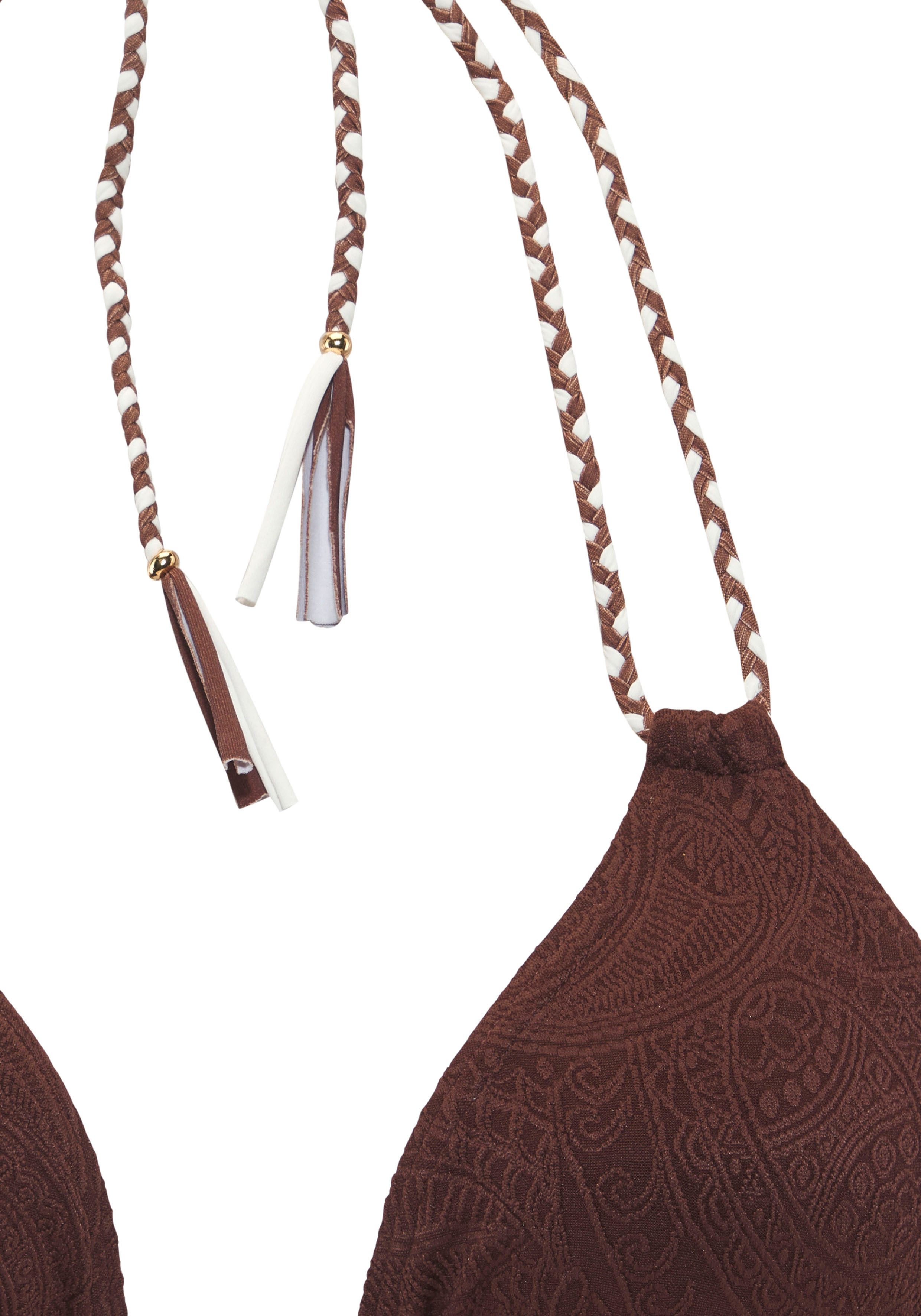 s.Oliver Triangel-Bikini-Top Ada, in gemusterter Strukturware