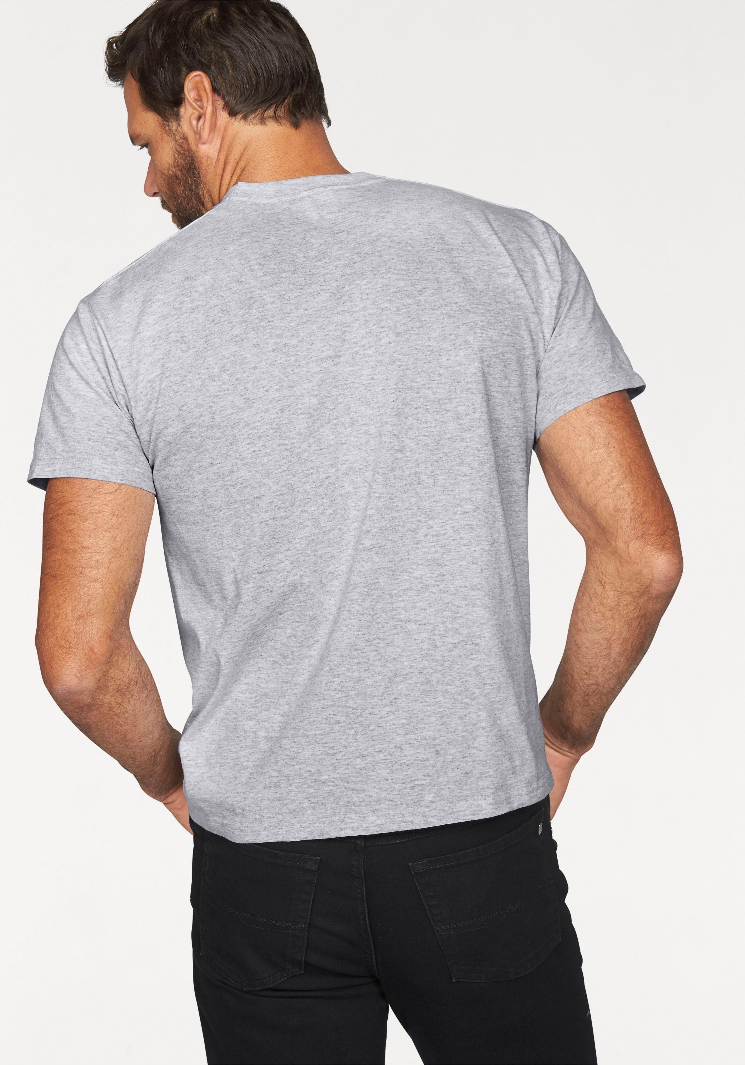 Fruit of the Loom T-Shirt, sechs Stück in unterschiedlicher Farbkomination (Packung, 6-tlg., 6er-Pack) mit Rundhalsausschnitt