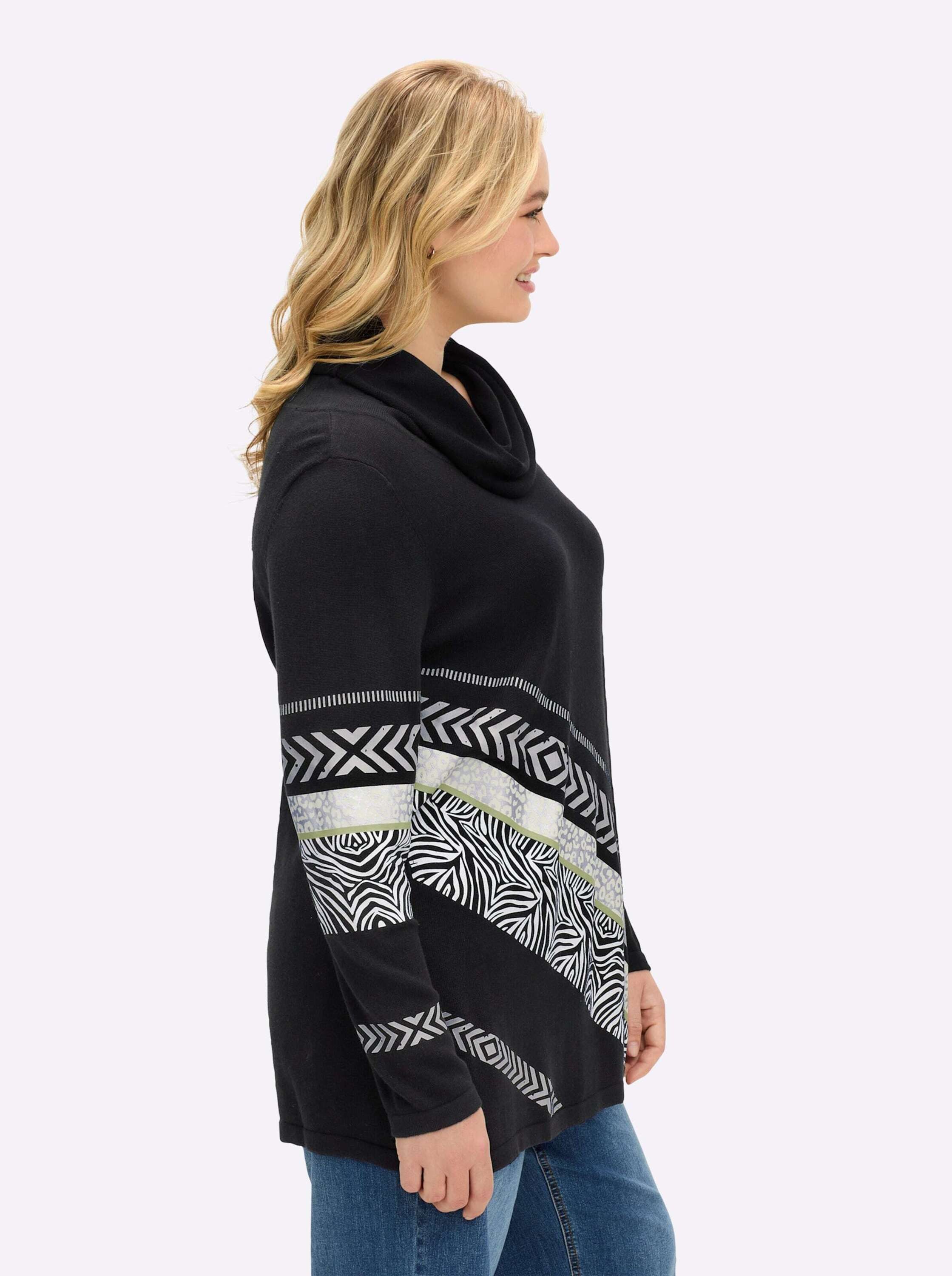 creation L Strickpullover Pullover Langarm Jersey
