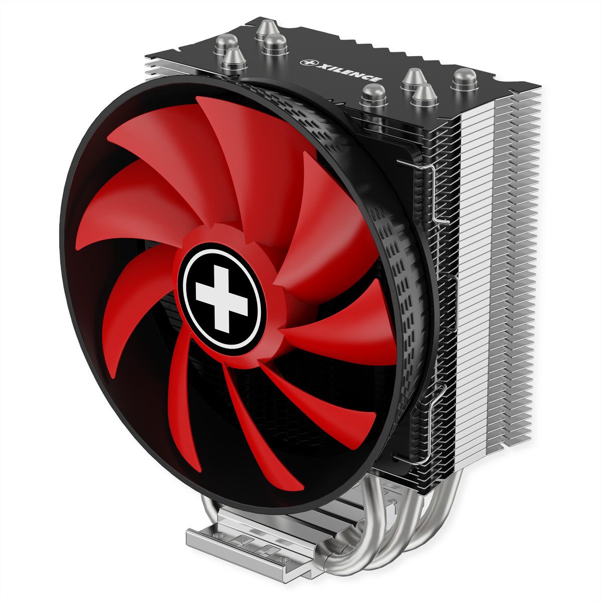 Xilence CPU Kühler XC049 CPU-Kühler, 120mm PWM FDB Lüfter, 200W TDP, XC049