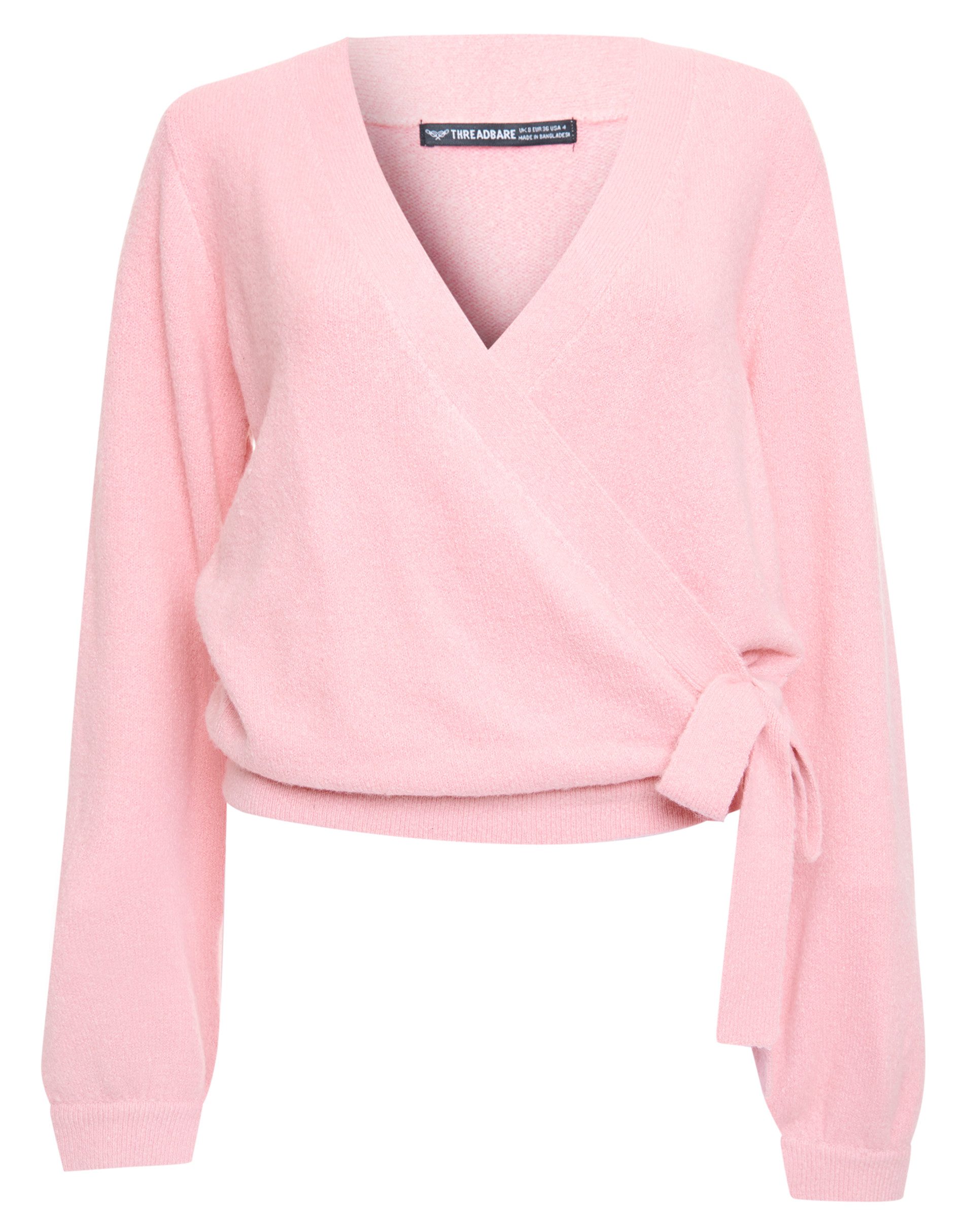 Threadbare Strickjacke (1-tlg) mit toller Wickel-Funktion günstig online kaufen