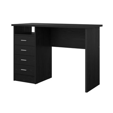 Home affaire Schreibtisch Funktion Plus, Arbeitstisch, Bürotisch, mit 4 Schubladen und 1 offenen Fach, Breite 110 cm