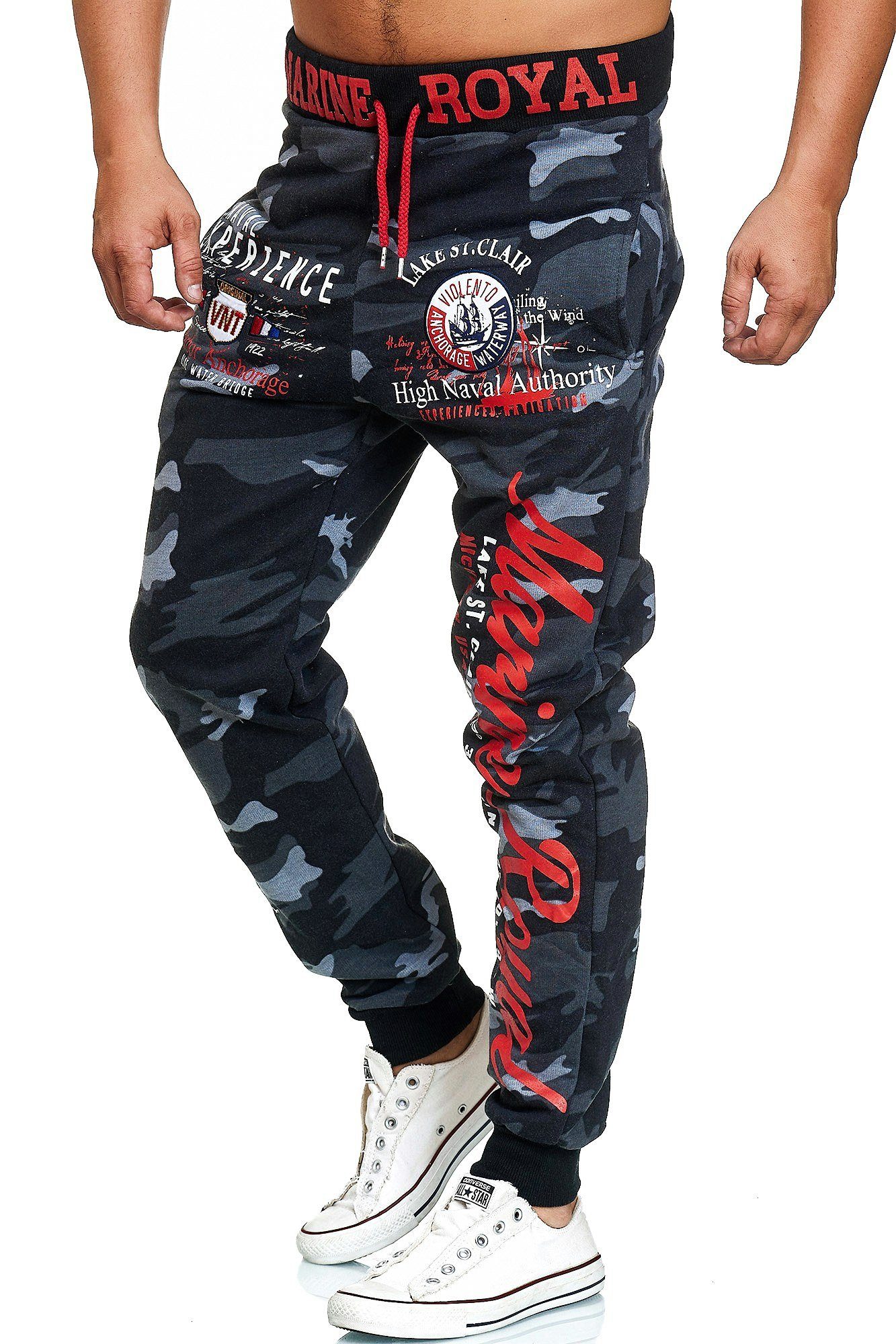 L.gonline Jogginghose Herren JoggingHOSE lang, Trainingshose Baumwolle, Spo günstig online kaufen