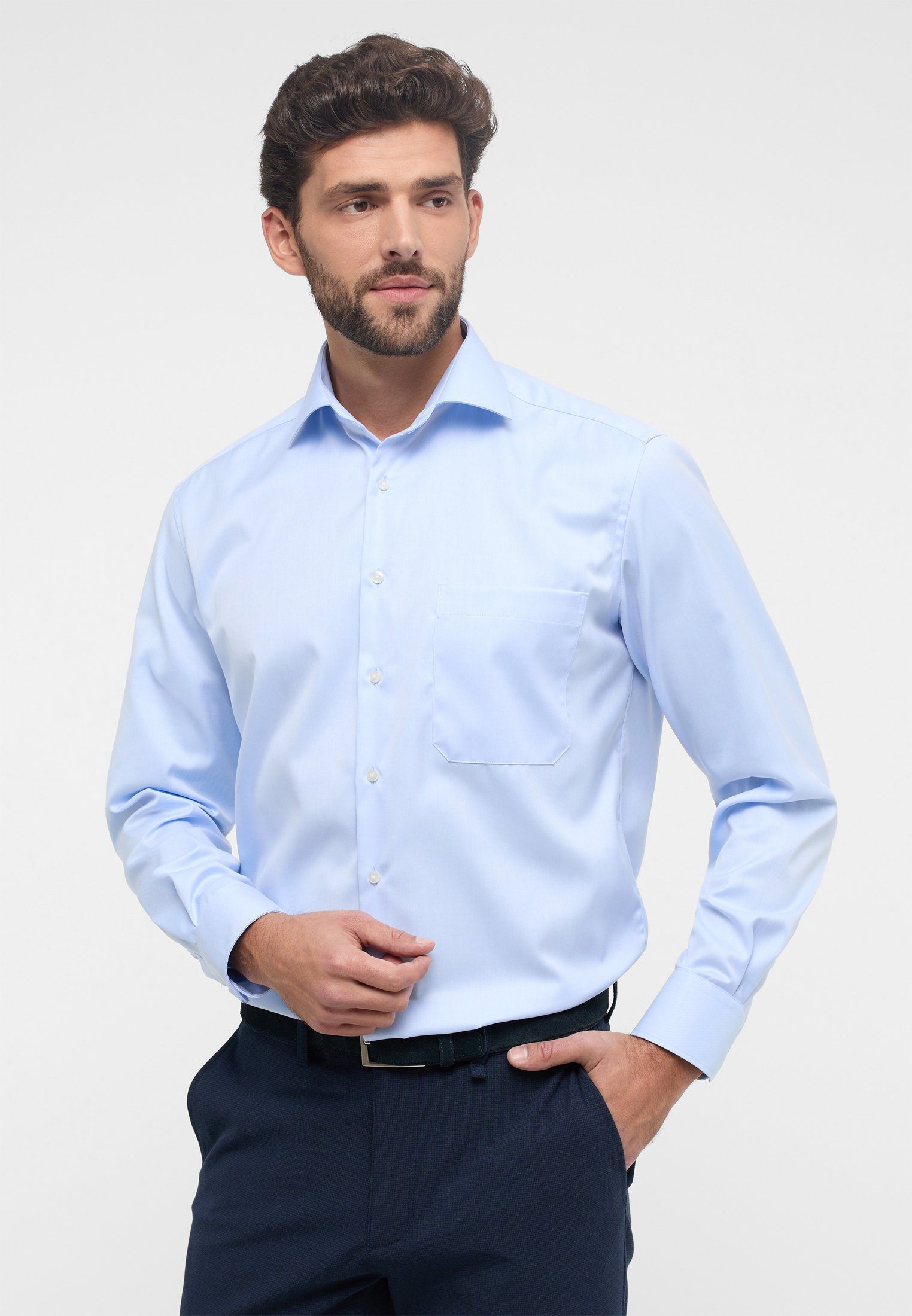 Eterna Langarmhemd COMFORT FIT NON IRON (bügelfrei)
