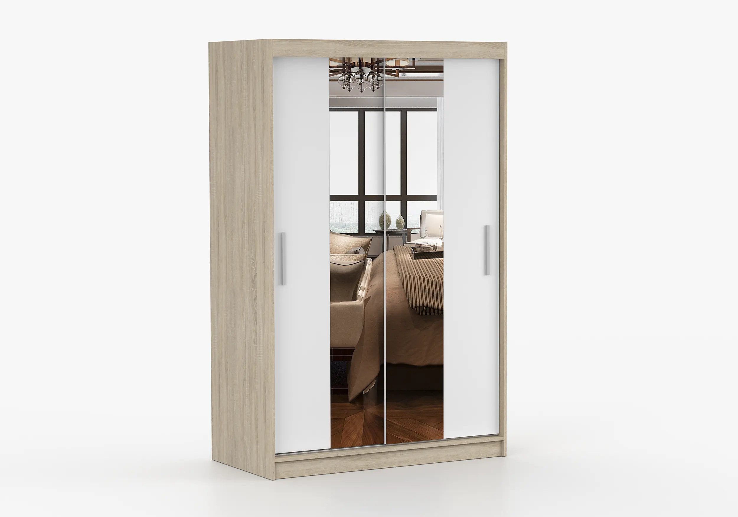 imoebel24 Schwebetürenschrank NEOMI 01 120 cm günstig online kaufen
