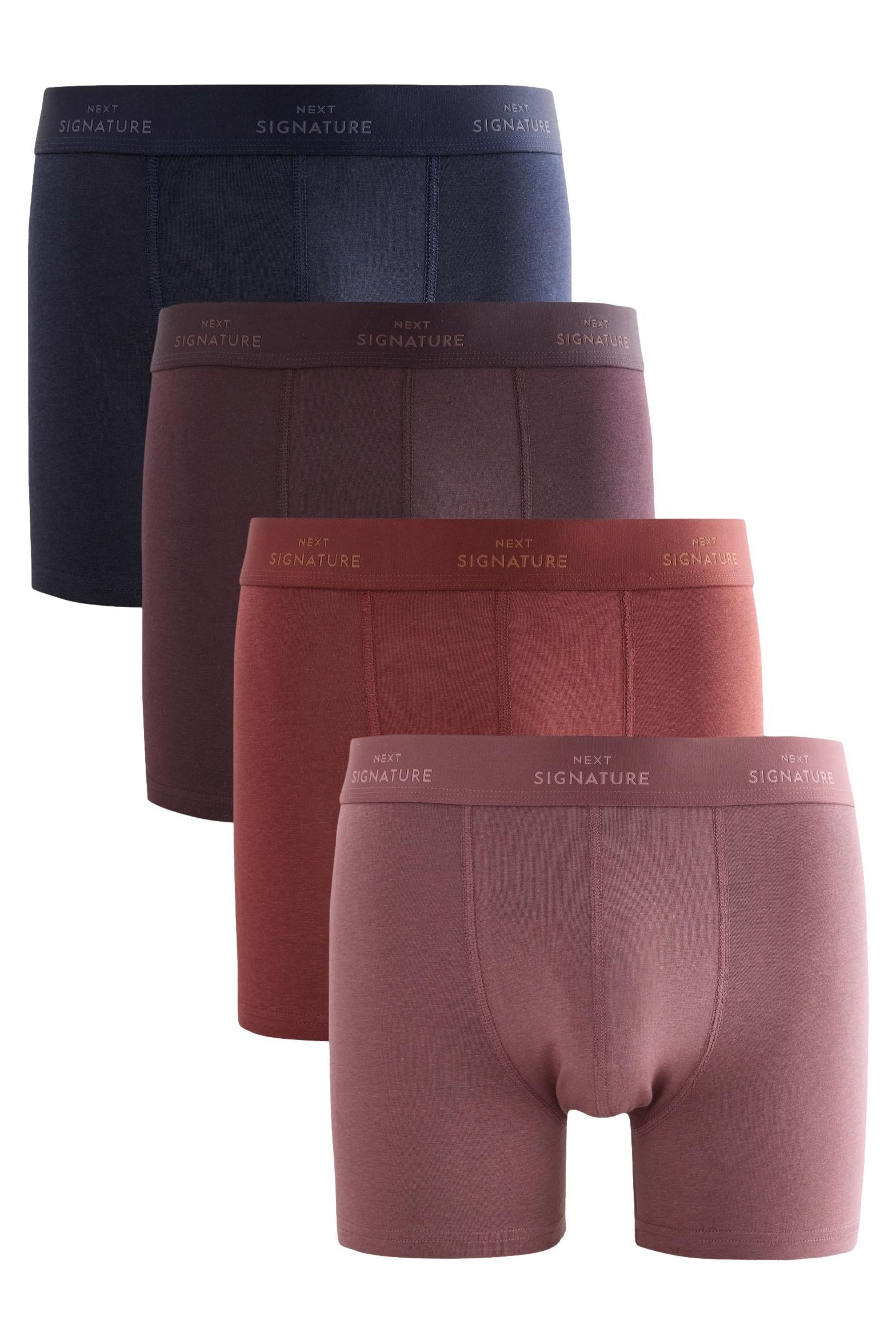 Boxershorts Signature Boxershorts mit Baumwolle, 4er-Pack