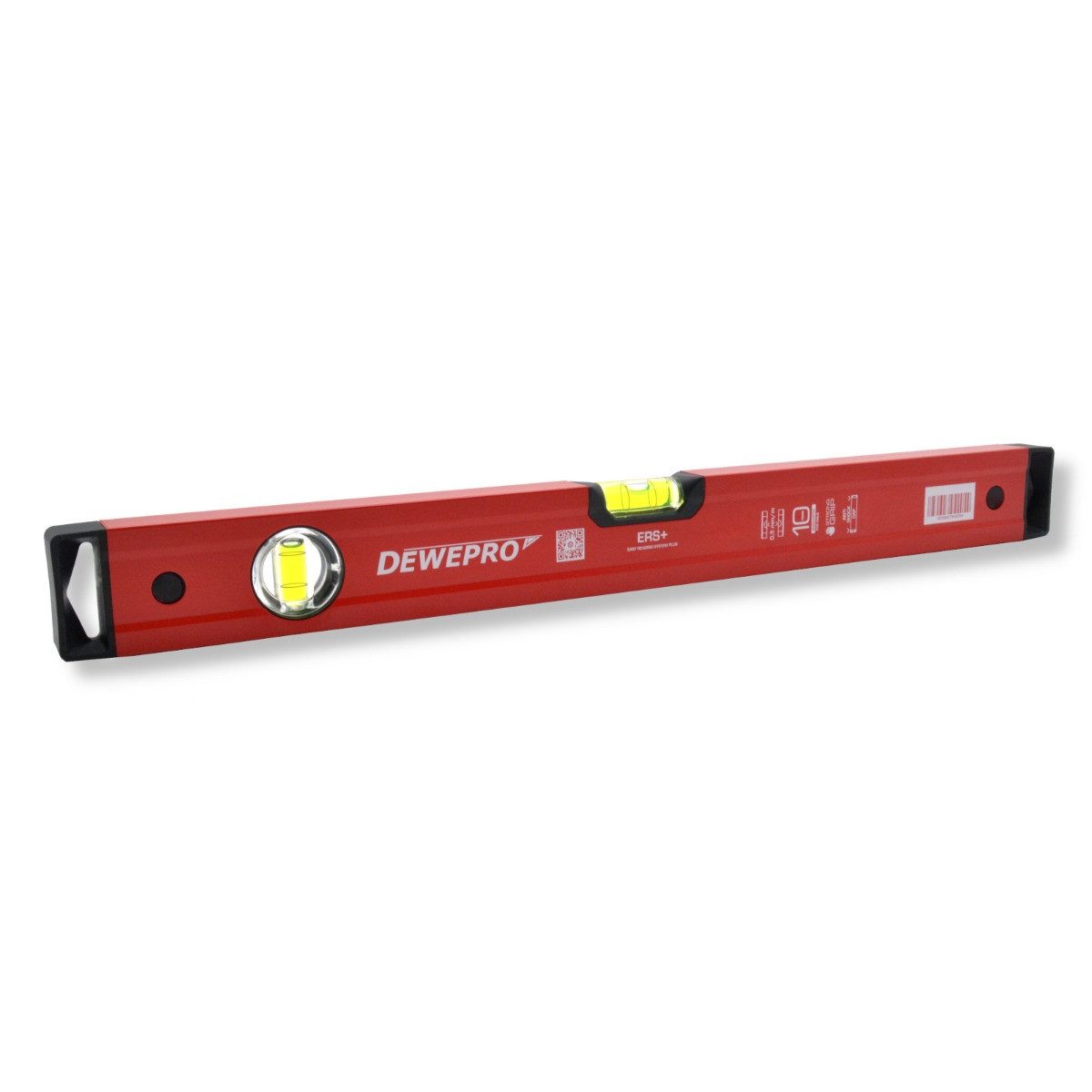 DEWEPRO Wasserwaage DEWEPRO Profi Wasserwaage - Aluminium rot lackiert, Länge: 30cm 0,3m