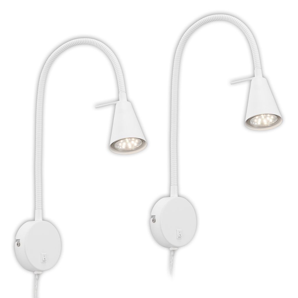 Briloner Leuchten Tischleuchte 2082026B, LED wechselbar, 2700K - Extra-Warmweiß