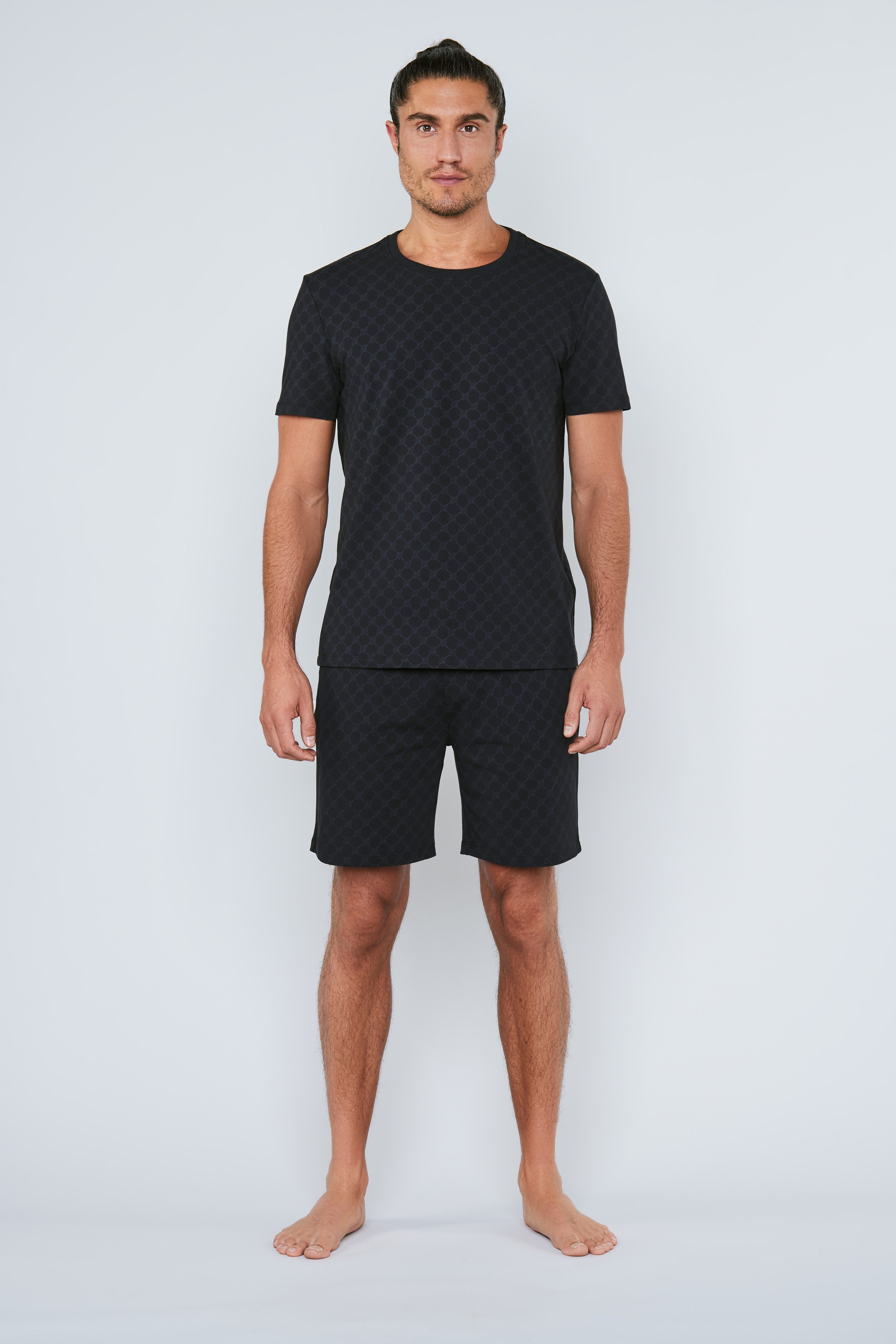 JOOP! T-Shirt Leisure mit Cornflower-Alloverprint, Regular Fit, kurzärmelig – Bild 5 von 5