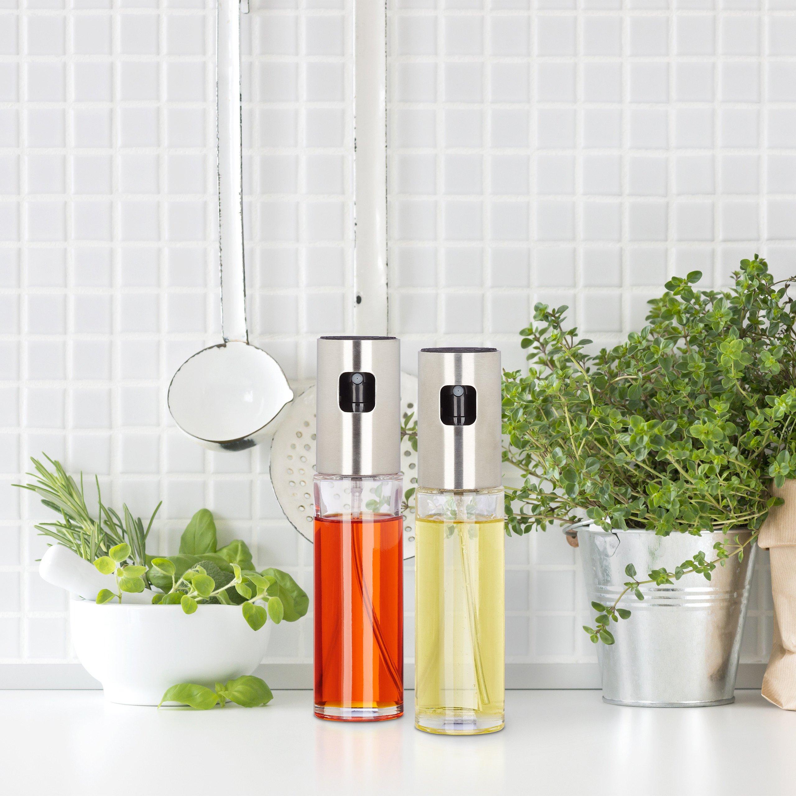 relaxdays Menage-Set Essig- und Ölsprüher Set 100 ml