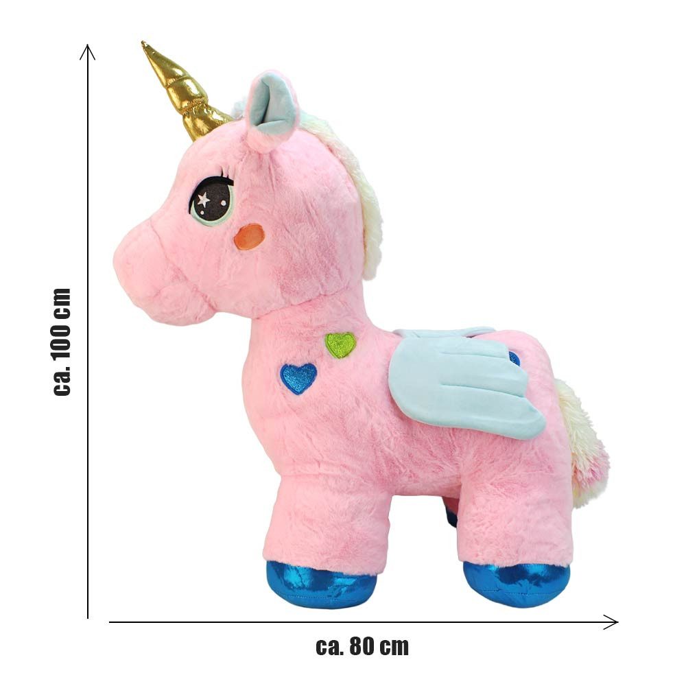 Landahl & Baumann Kuscheltier XXL Einhorn Kuscheltier - ca. 90 cm (1-St)