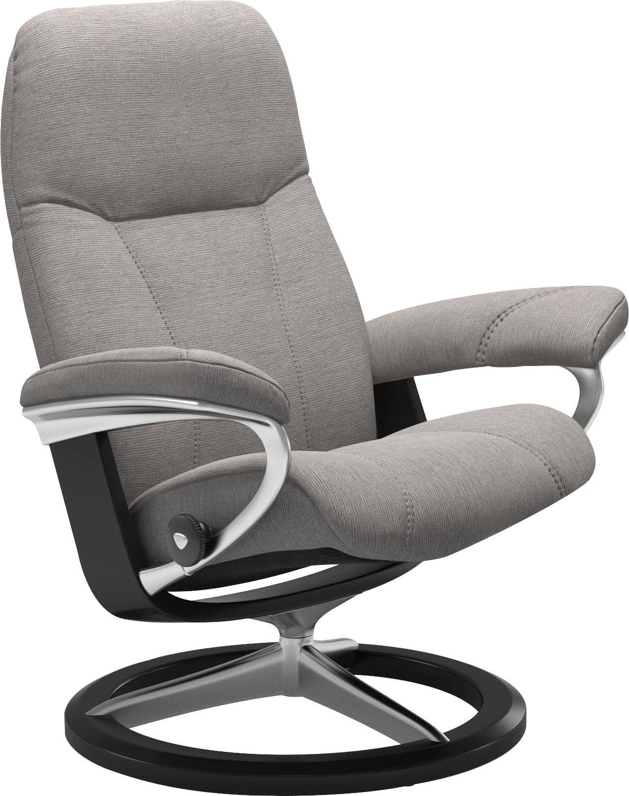 Stressless® Relaxsessel Consul, mit Signature Base, Größe S, Gestell Schwarz