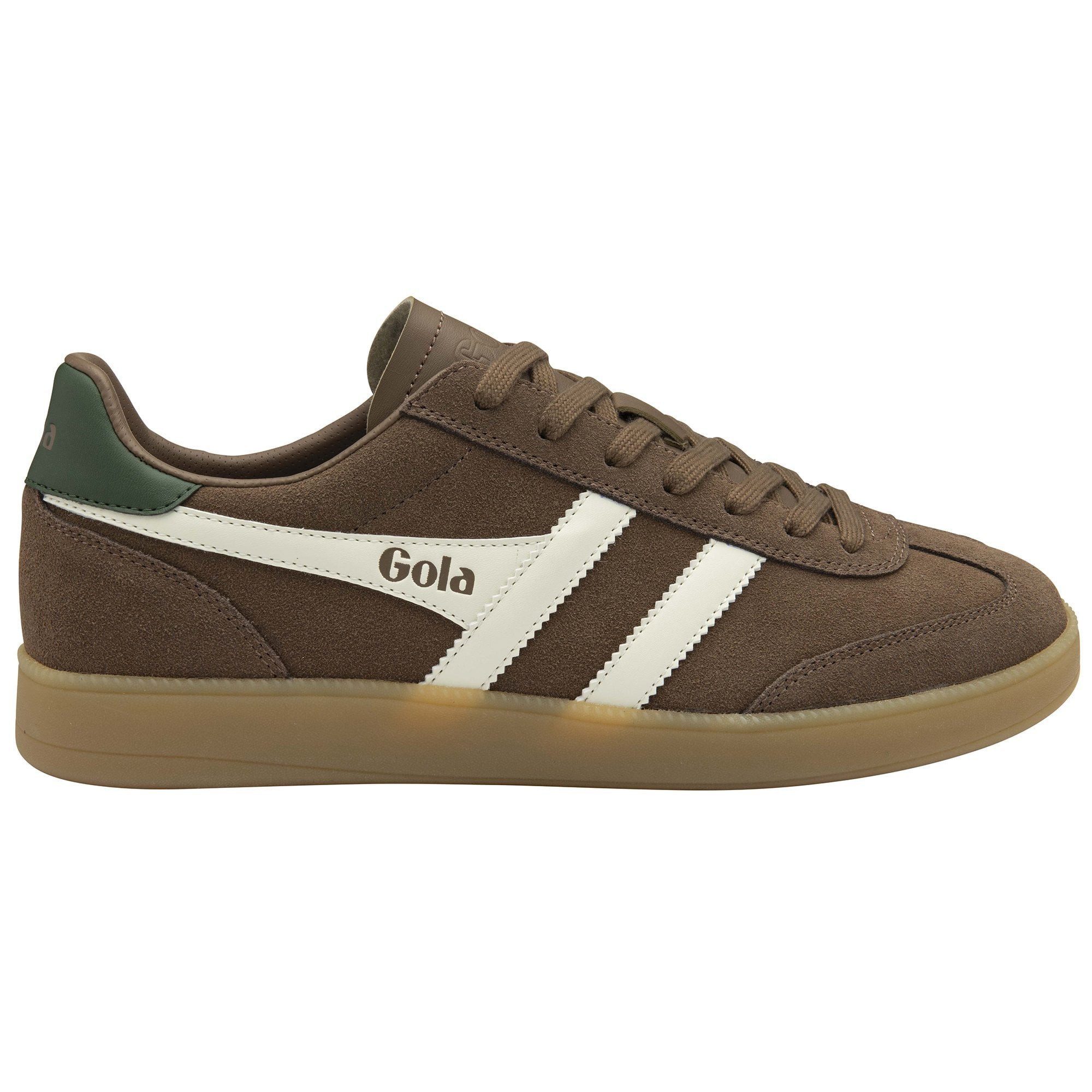 Gola Viper (Wildleder) 2026 dunkelbraun/offwhite/grün Herren Sneaker
