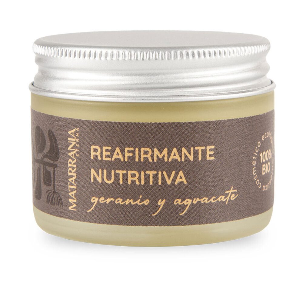 Matarrania Körperpflegemittel Organische nährende straffende Creme mit Geranie und Avocado 30ml