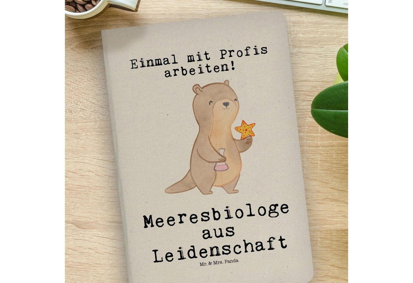 Thumbnail - Mr. & Mrs. Panda Notizbuch Meeresbiologe Leidenschaft - Transparent - Geschenk, Jubiläum, DIN A4 Mr. & Mrs. Panda, Premi...
