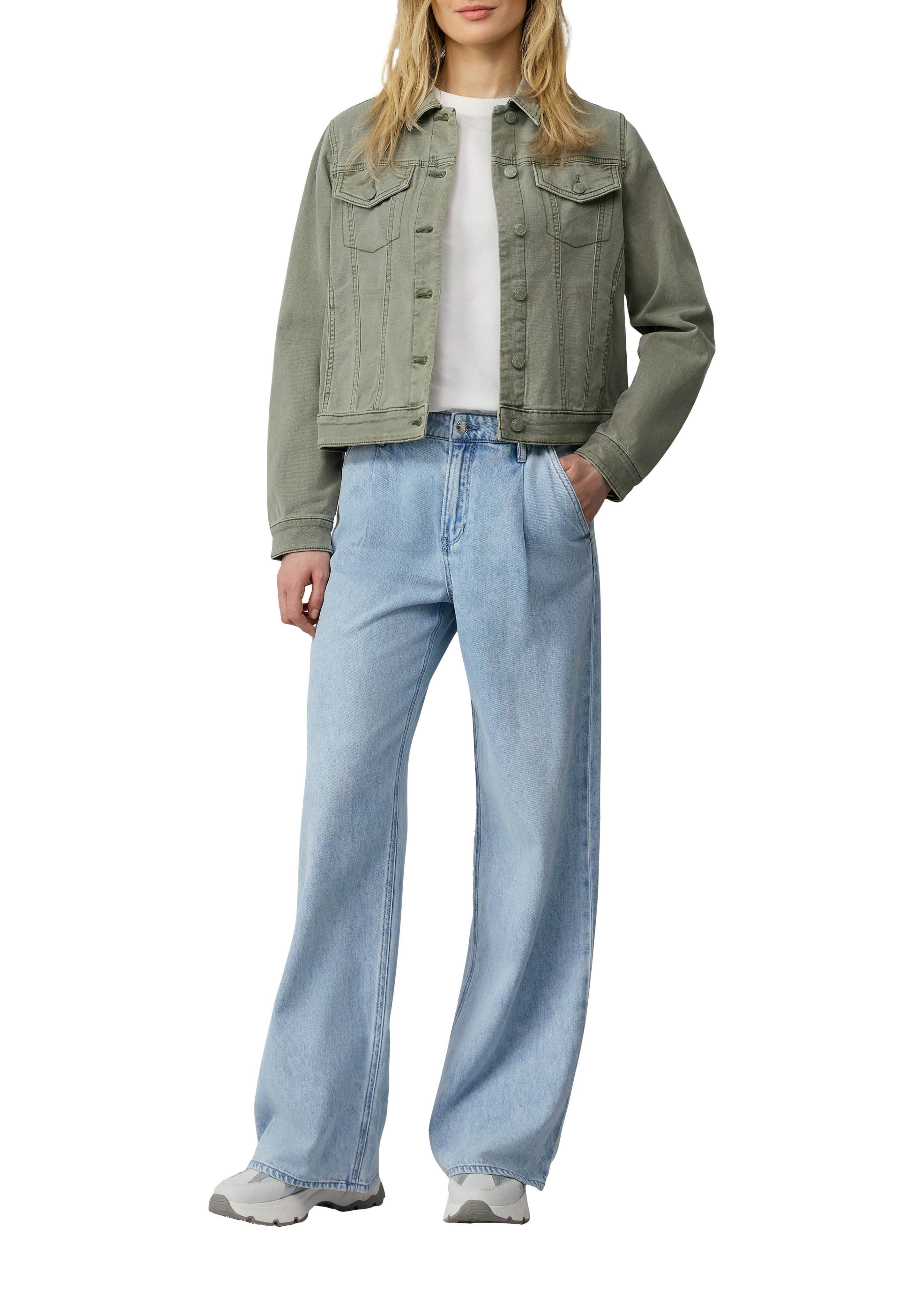 s.Oliver Jeansjacke mit Taschen günstig online kaufen