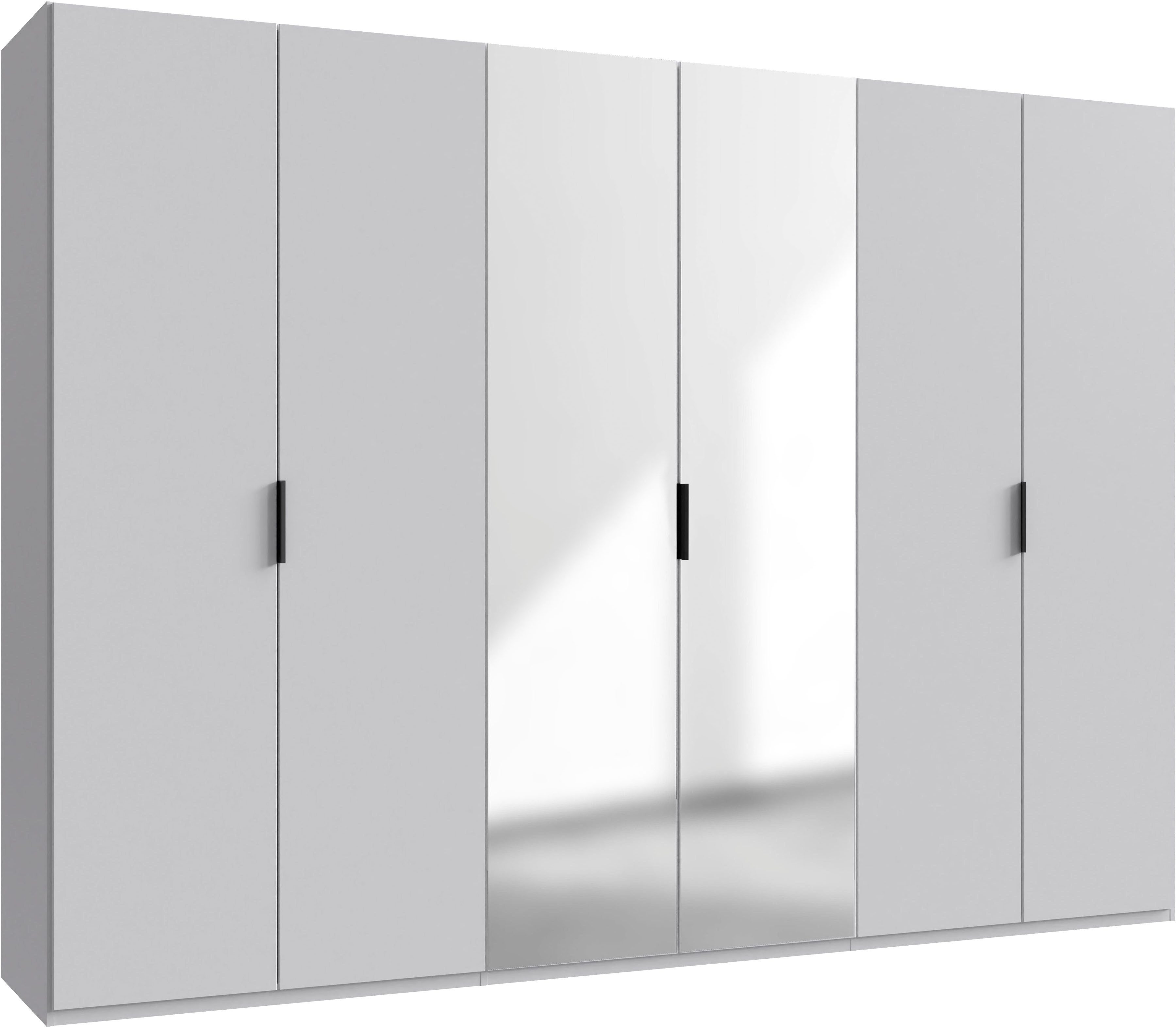 Wimex Kleiderschrank Oxford by fresh to go, in 3 Breiten, Made in Germany (wahlweise mit oder ohne Spiegel) mit hochwertigen Falttüren für den perfekten Überblick