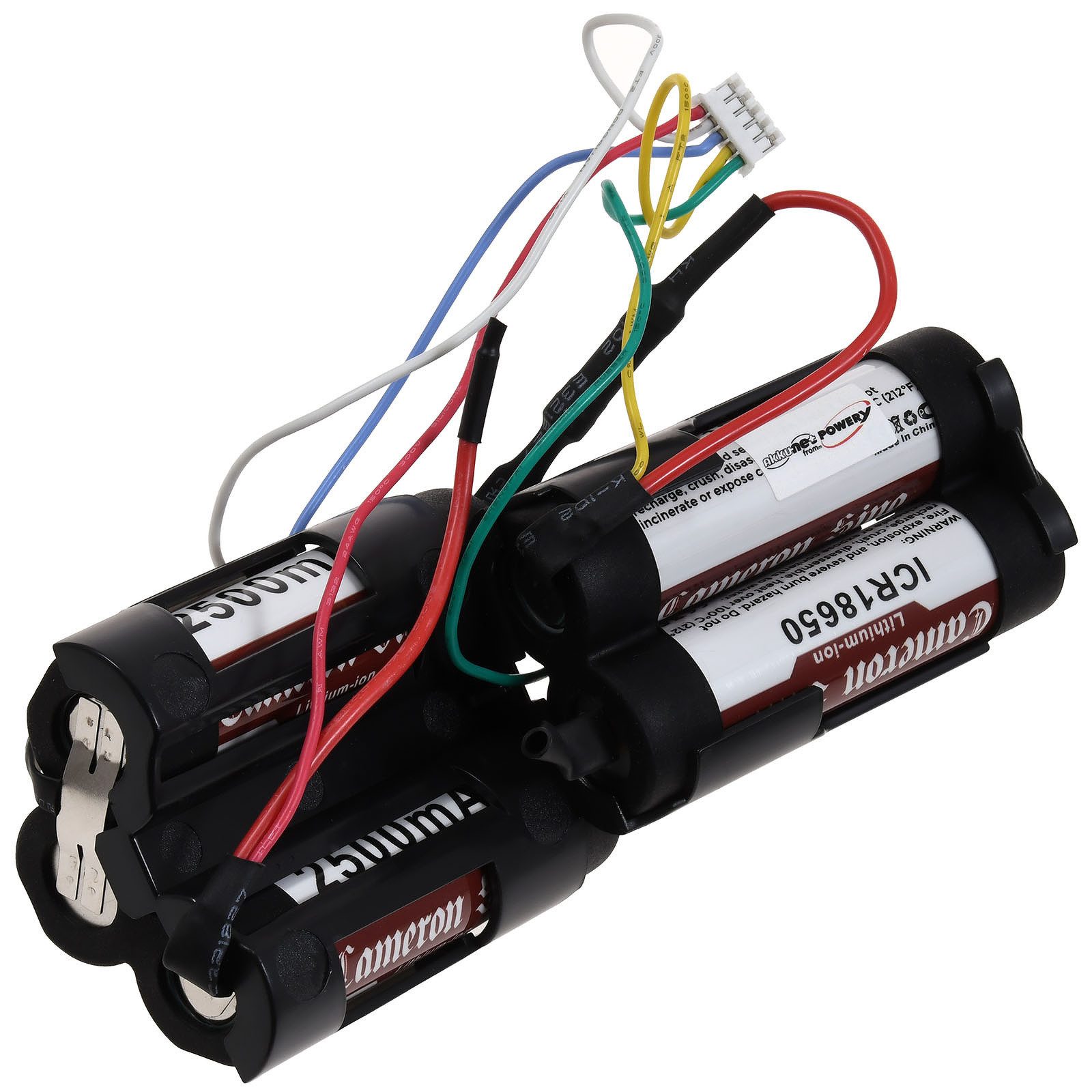 Powery Akku für Philips FC6168 FC6169 FC6763 Staubsauger-Akku 2500 mAh (18.5 V)