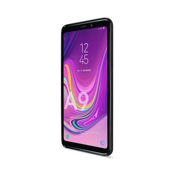Artwizz Smartphone-Hülle TPU Card Case + CurvedDisplay Galaxy A9 (2018) Schwarz