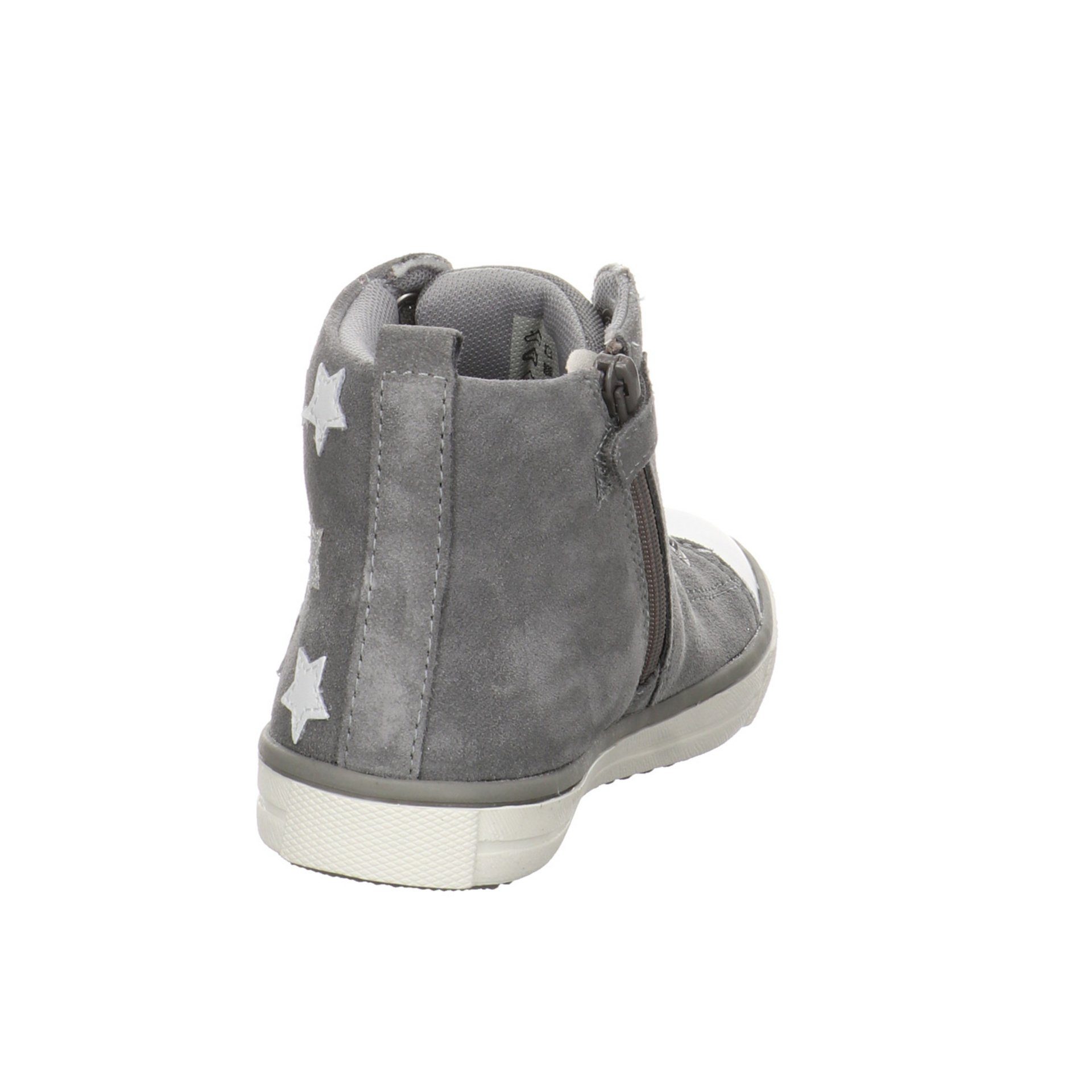 Veloursleder Sneaker Starlet Veloursleder gemustert High-Top grau-mittel Sneaker Lurchi