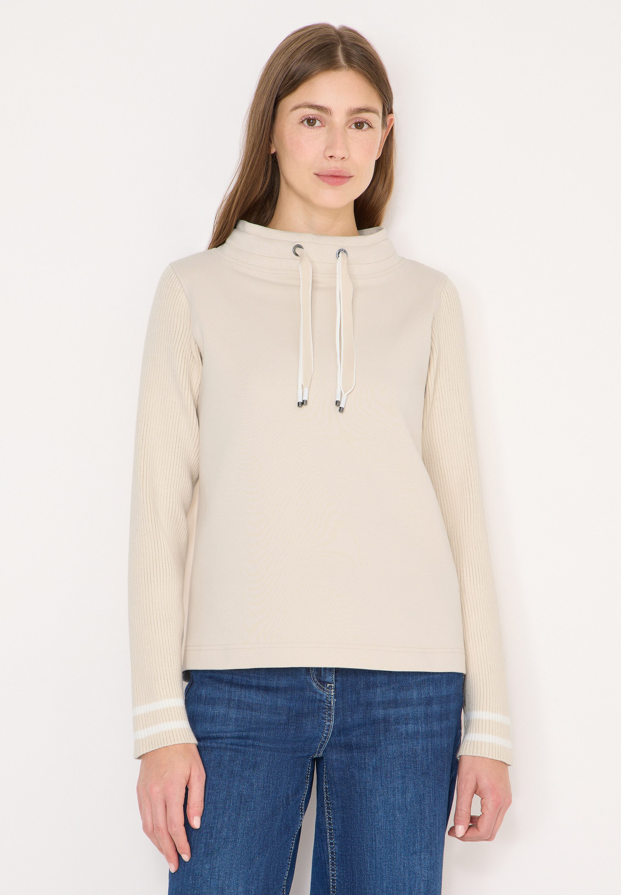 CECIL Sweatshirt mit Stehkragen