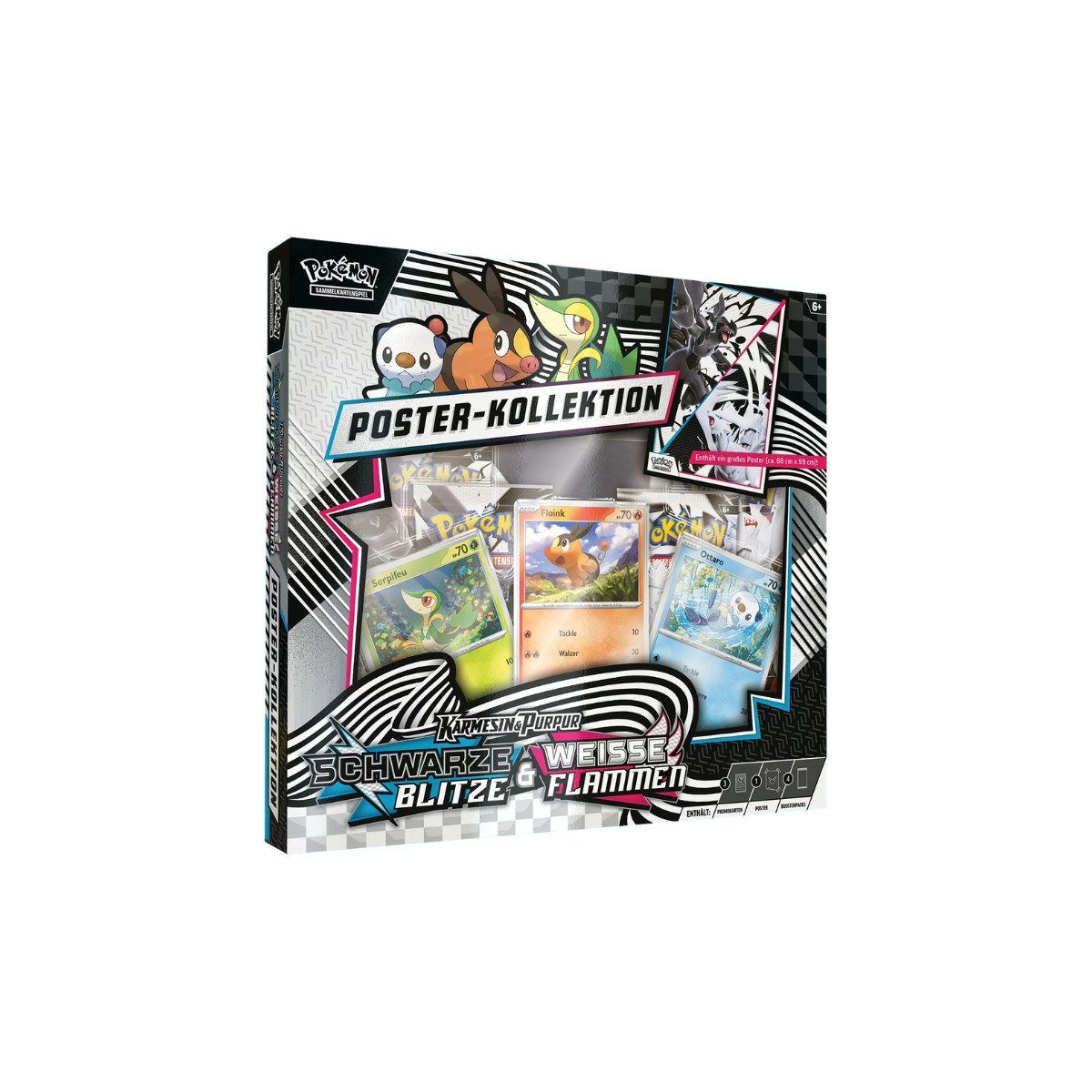 The Pokémon Company International Sammelkarte Pokémon Sammelkarten Karmesin & Purpur 10.5 Poster-Kollektion Schwarze