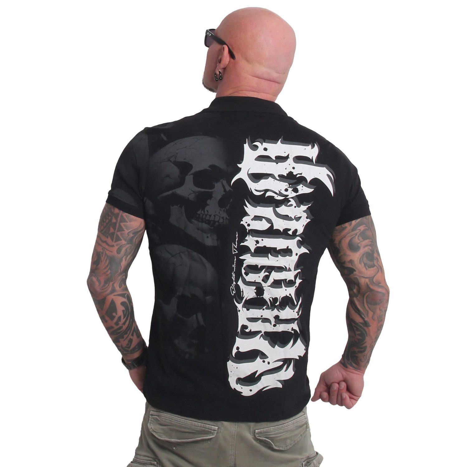 YAKUZA Poloshirt Skull Awakening günstig online kaufen