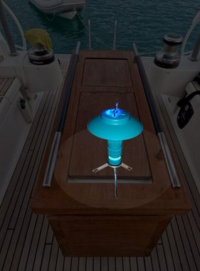 Tisch-Tageslichtlampe Tischleuchte Hängelampe Taschenlampe LED Akku spritzwassergeschützt, LED