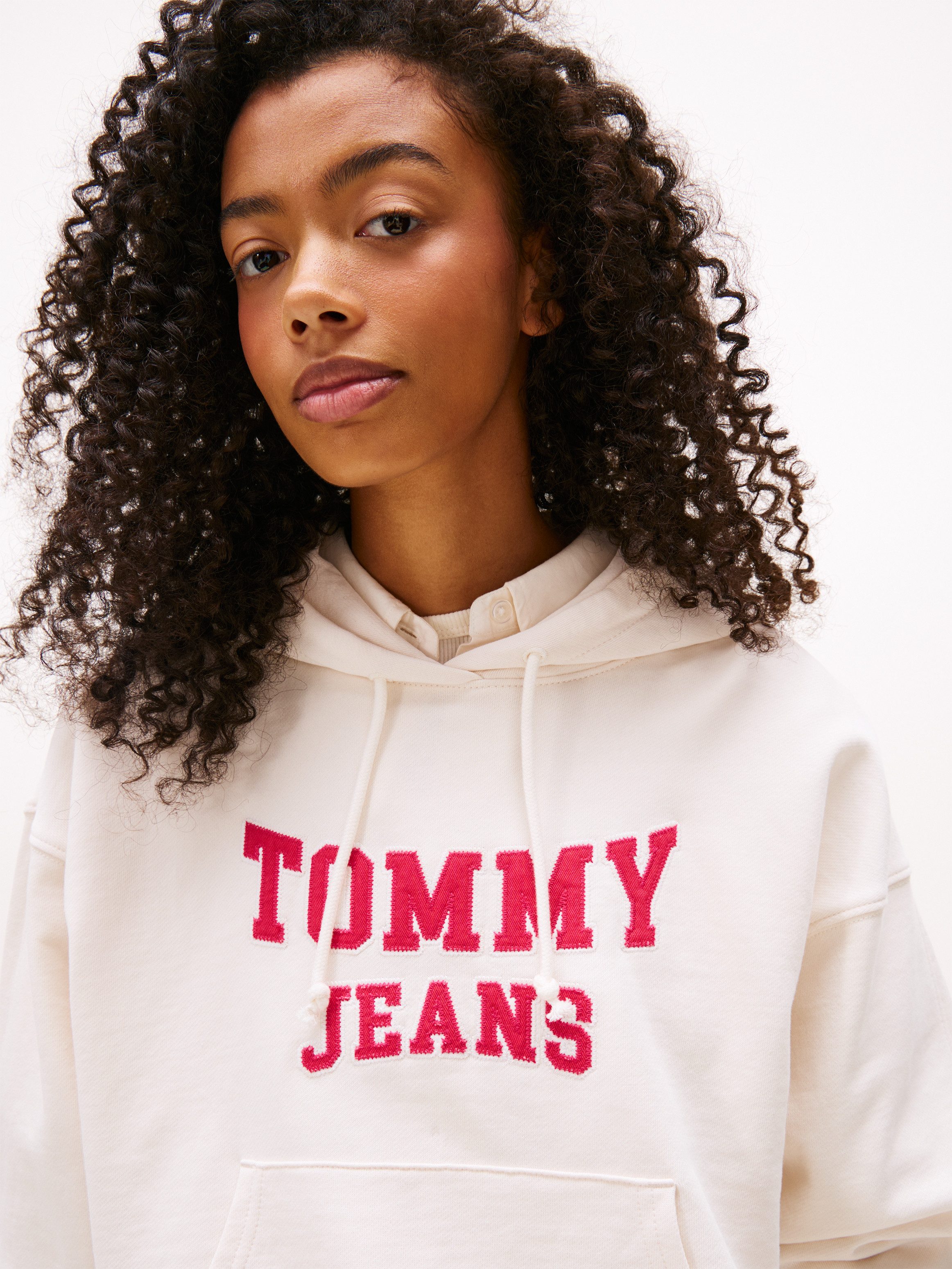 Tommy Jeans Kapuzensweatshirt TJW BXY CRP VARSITY HOODIE günstig online kaufen