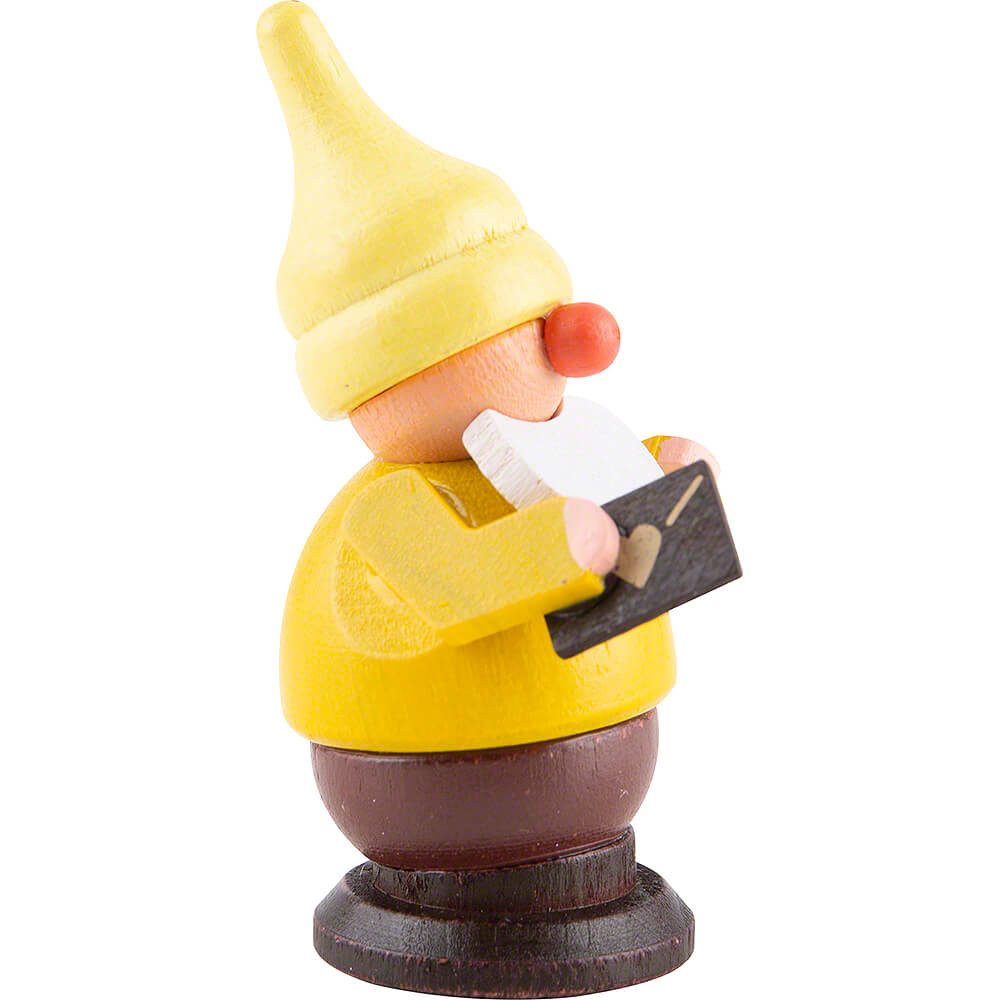 Spielwarenmacher Günther e.K. Dekofigur Zwerg mit Wunschzettel (6cm) von Spielwarenmacher Günther