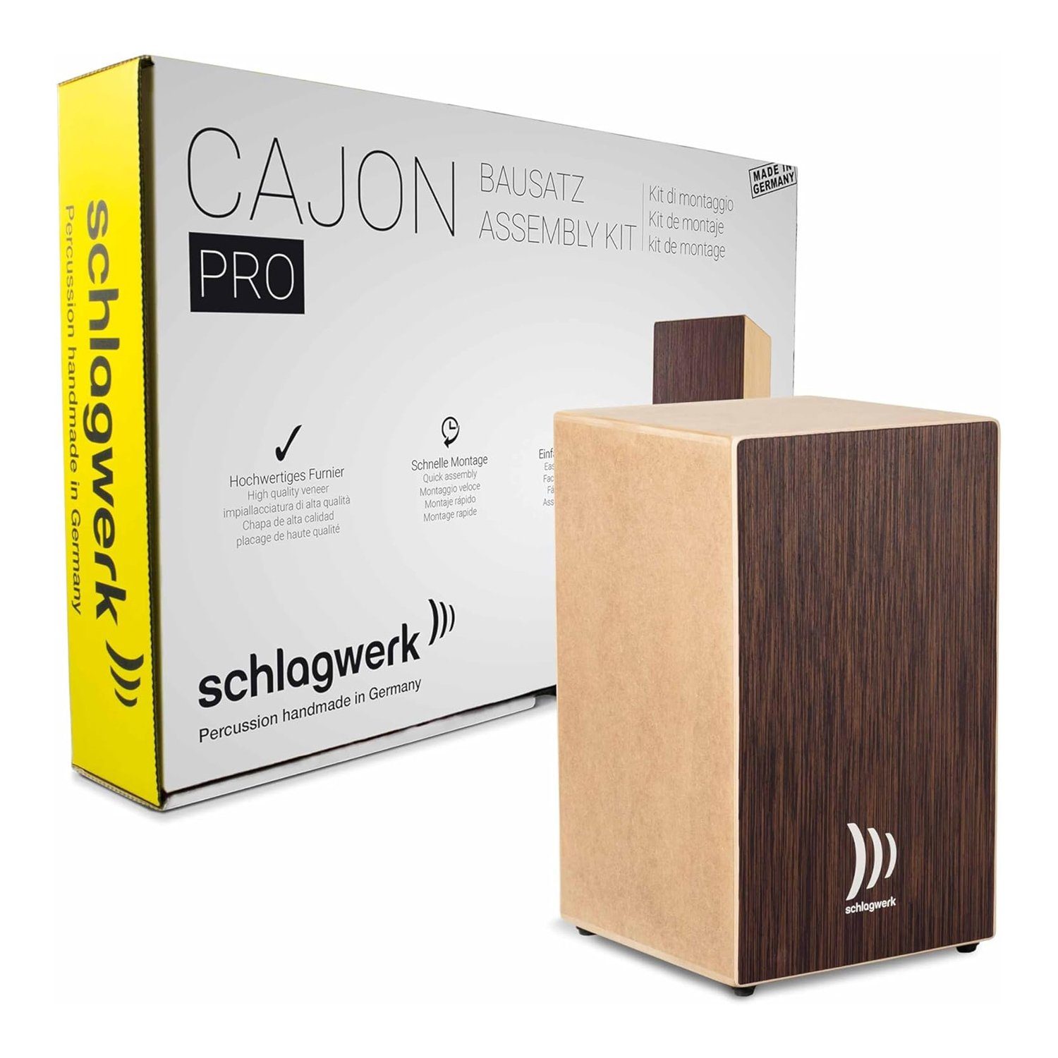 Schlagwerk Cajon Schlagwerk Cajon Bausatz CBA30SW,Pro Wenge, Bausatz
