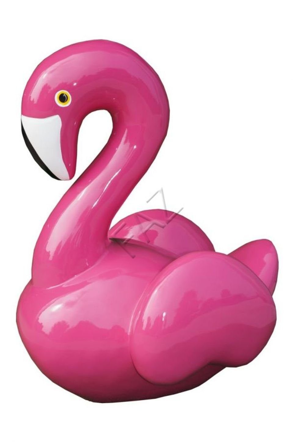 Skulpturen Deko Skulptur Statue Skulptur Pink Design Figuren Vogel Figur Dekoration Neu JVmoebel