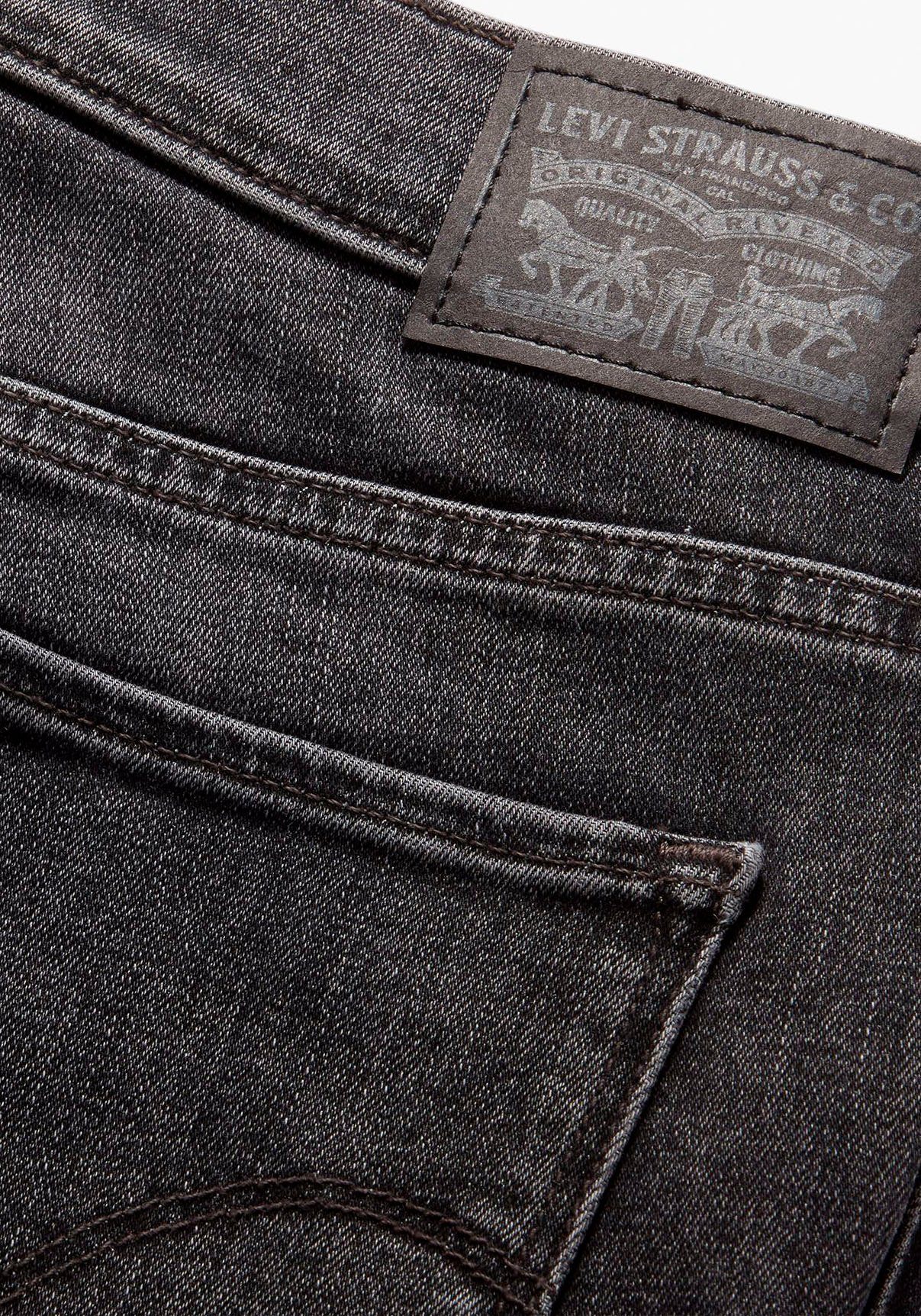 311 black Skinny Levi's® im worn in Slim-fit-Jeans 5-Pocket-Stil Shaping