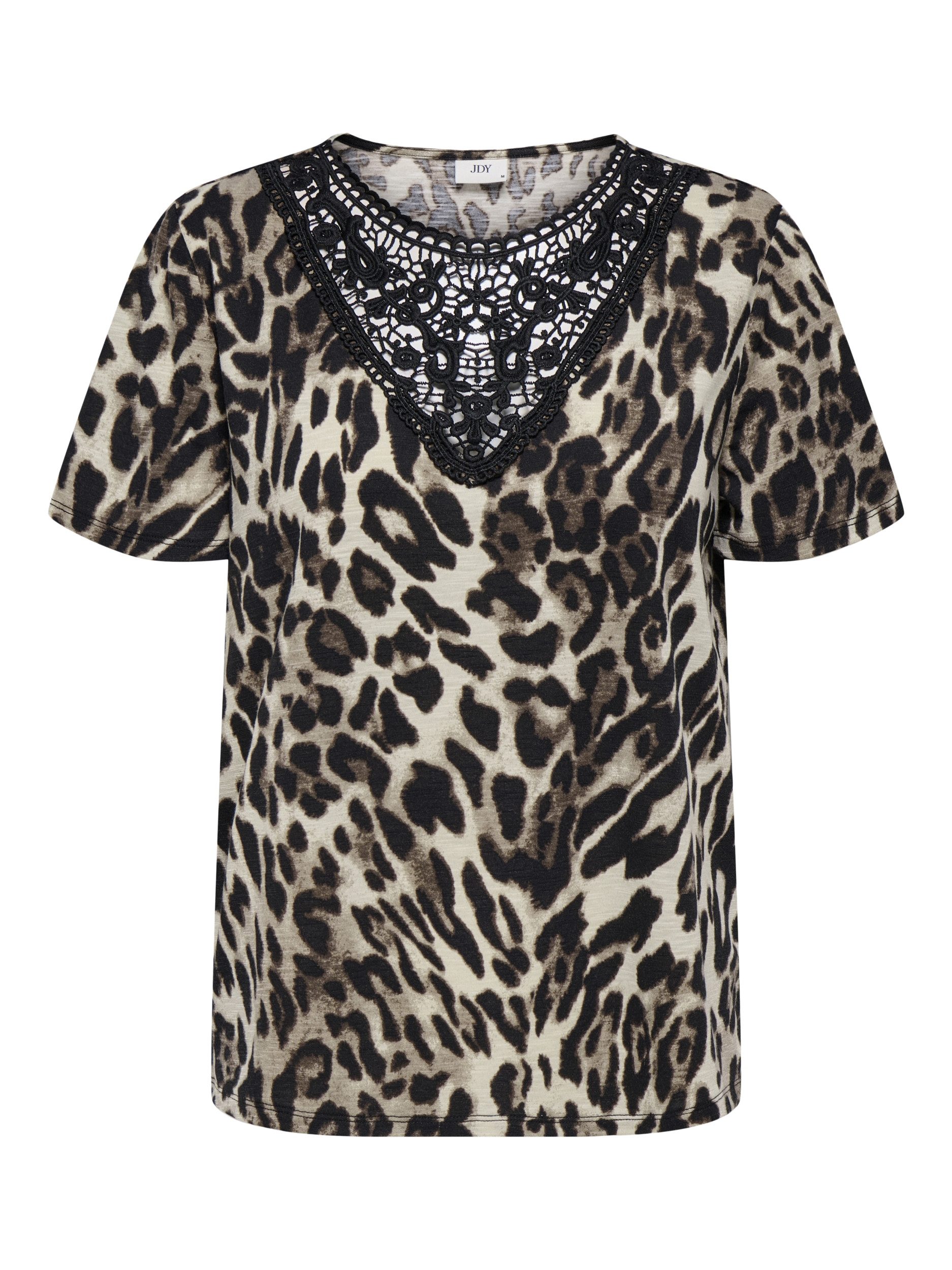 pieces Kurzarmshirt - T-Shirt Boho Style
