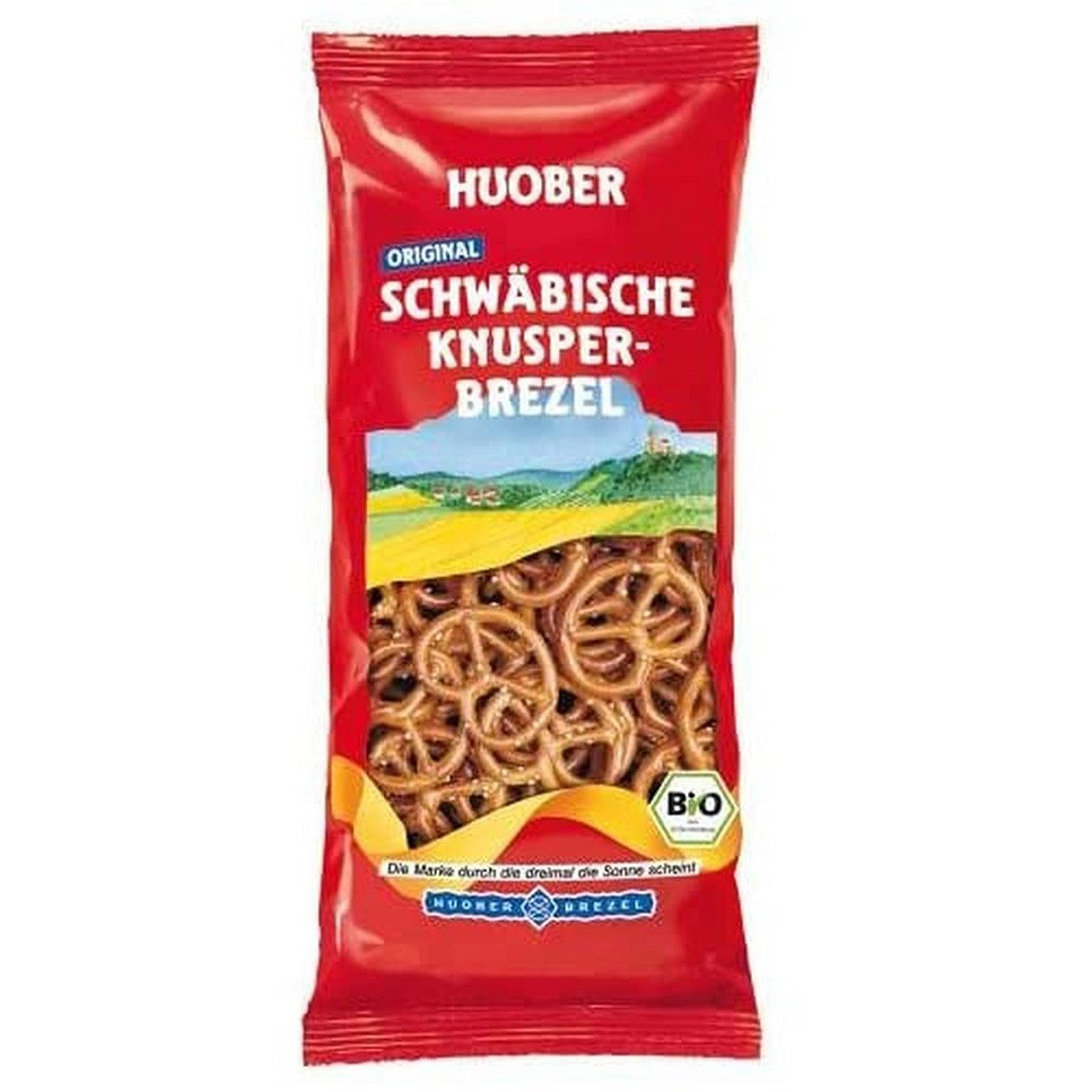 Huober Knabberei, Huober Bio Schwäbische Knusper Brezel knusprig Original 175g