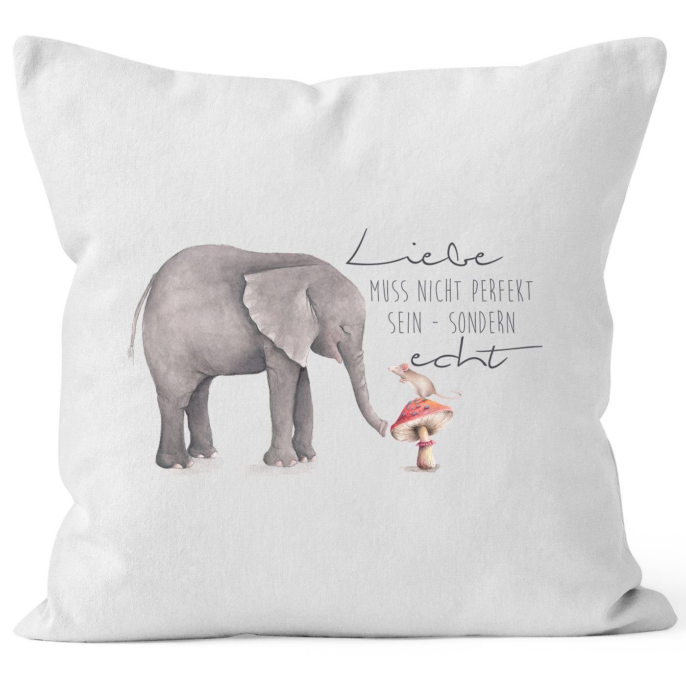 MoonWorks Dekokissen Kissenbezug Geschenk Liebe muss günstig online kaufen